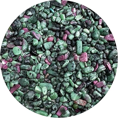 Miniatura 25 de GAF TREASURES Chips de piedras preciosas semidoradas de 0.5 libras, con diseño de ojo de tigre dorado, mini cristales triturados con ojo de tigre