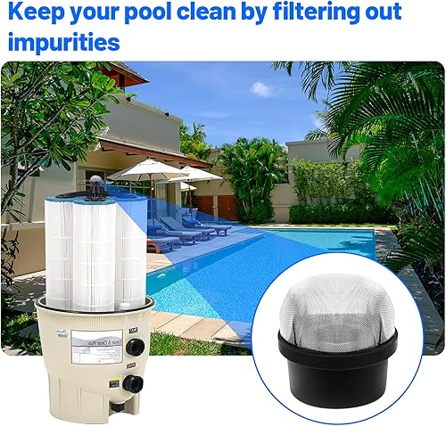 Miniatura 6 de Alocs 190106Z - Tapa de pantalla de repuesto para filtros Clean and Clear Plus, EasyClean D.E. y Quad D.E, filtro de piscina, filtro de aire interno