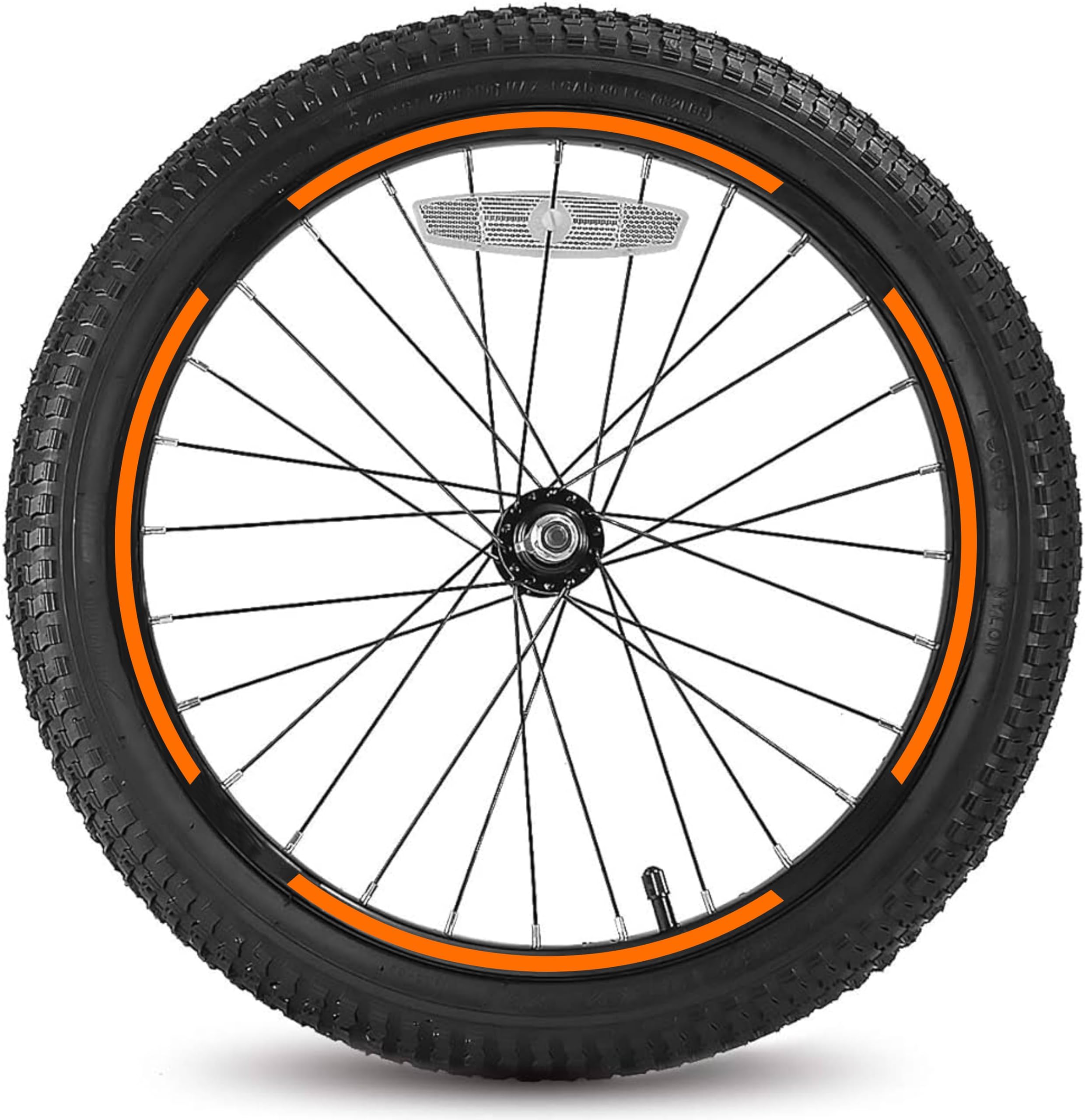 Adesivi Cerchi Bici FAT BIKE 20 Pollici - Vinile Arancione, Larghezza 1.3cm, Resistente Ai Raggi UV - Foto 9