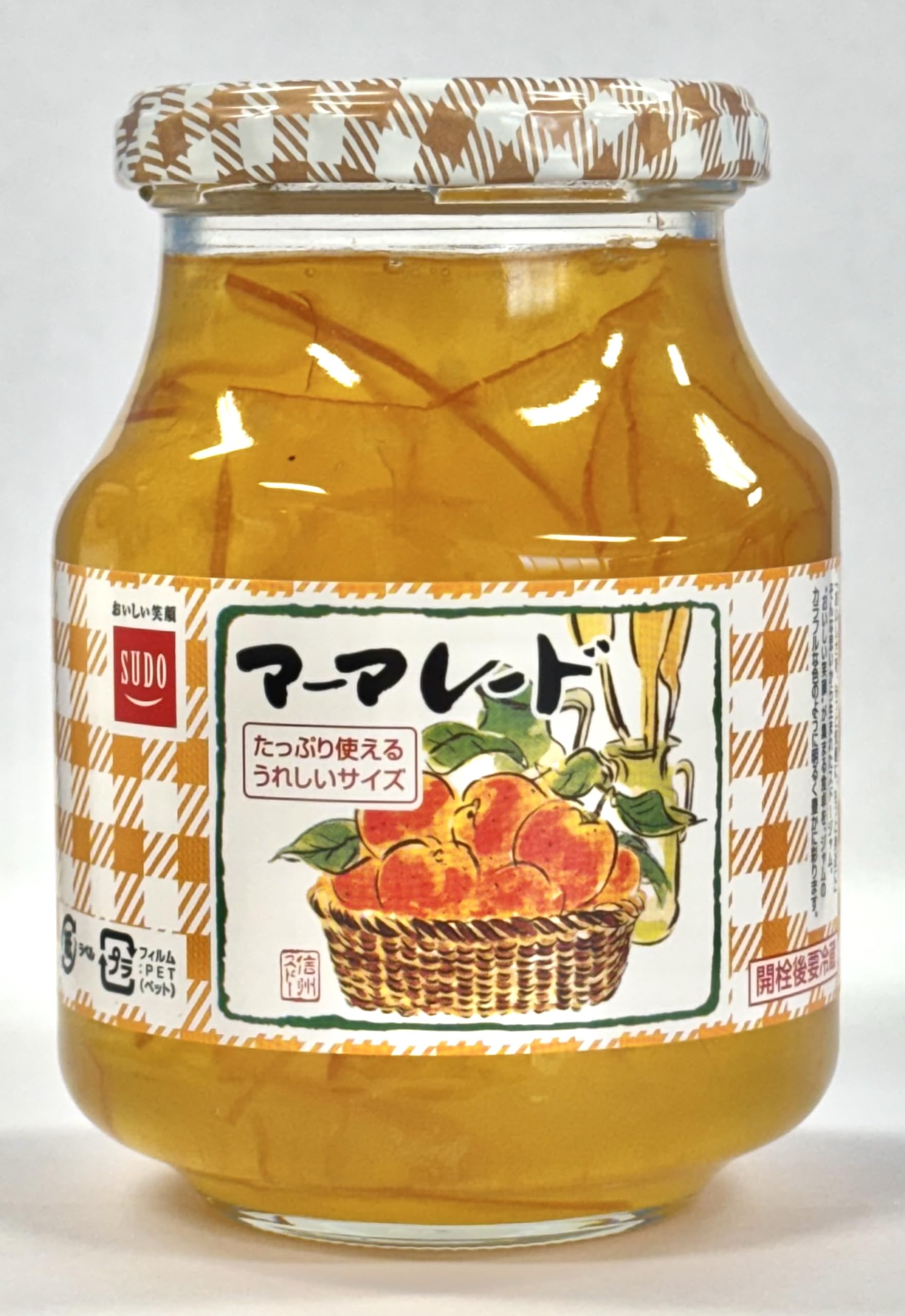 スドージャム たっぷりマーマレード 460g