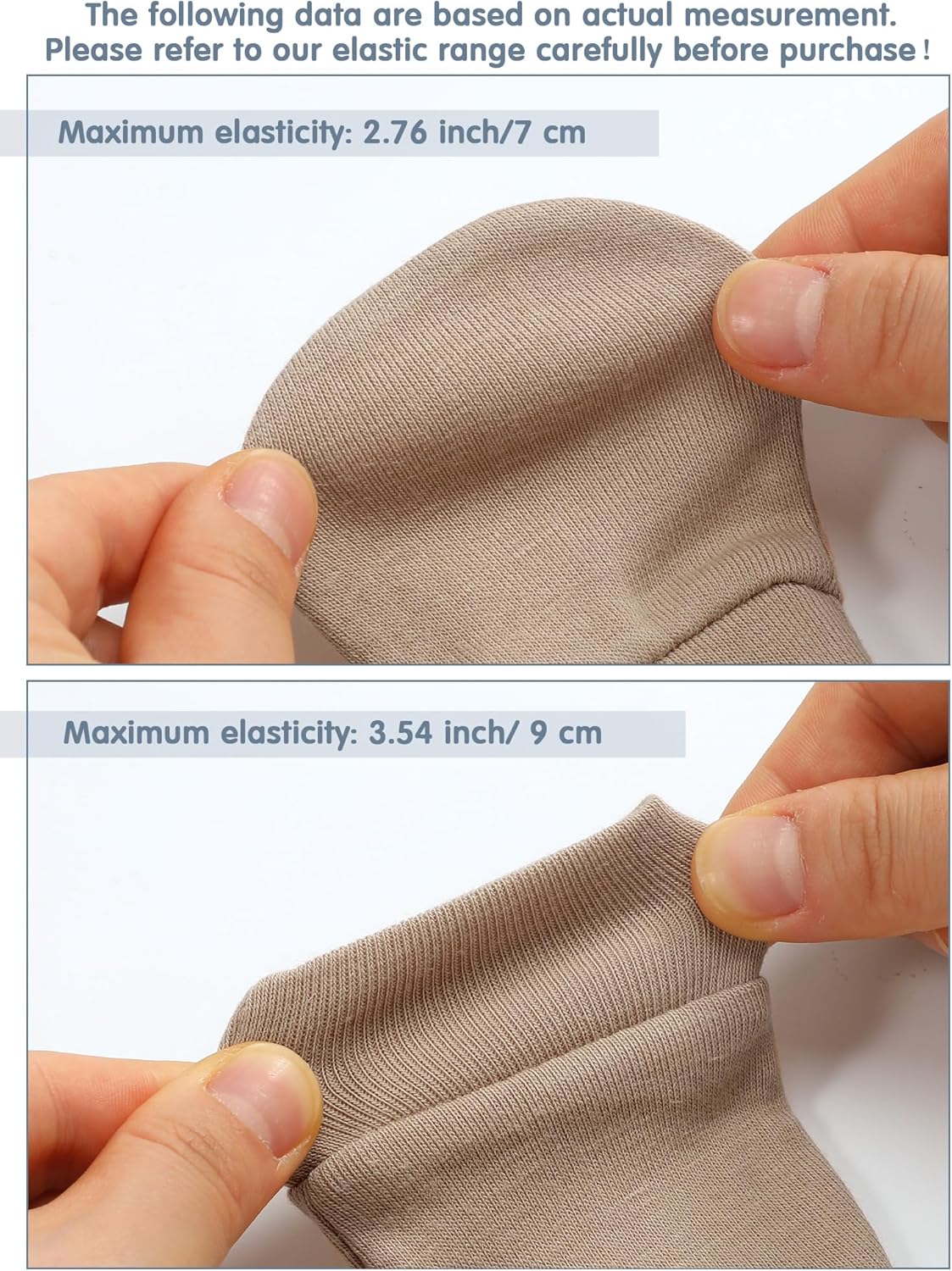 Geyoga 12 Pieces Newborn Hat Mittens Gloves Set Baby Boys Girls Cotton Baby Beanie for 0-12 Months - Image 6