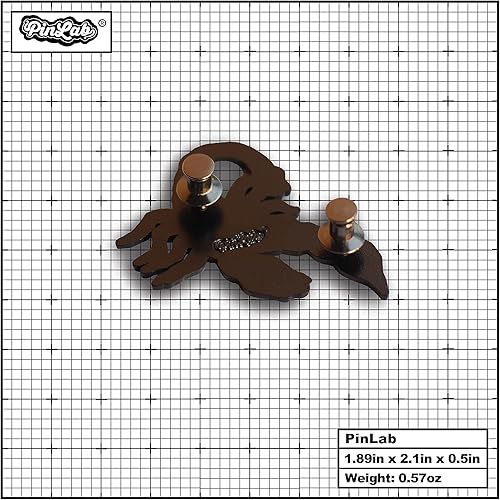 Miniatura 5 de PinLab Pin de solapa esmaltado estilo escorpión único - Da rienda suelta a tu rebelde interior, Zinc, Esmalte