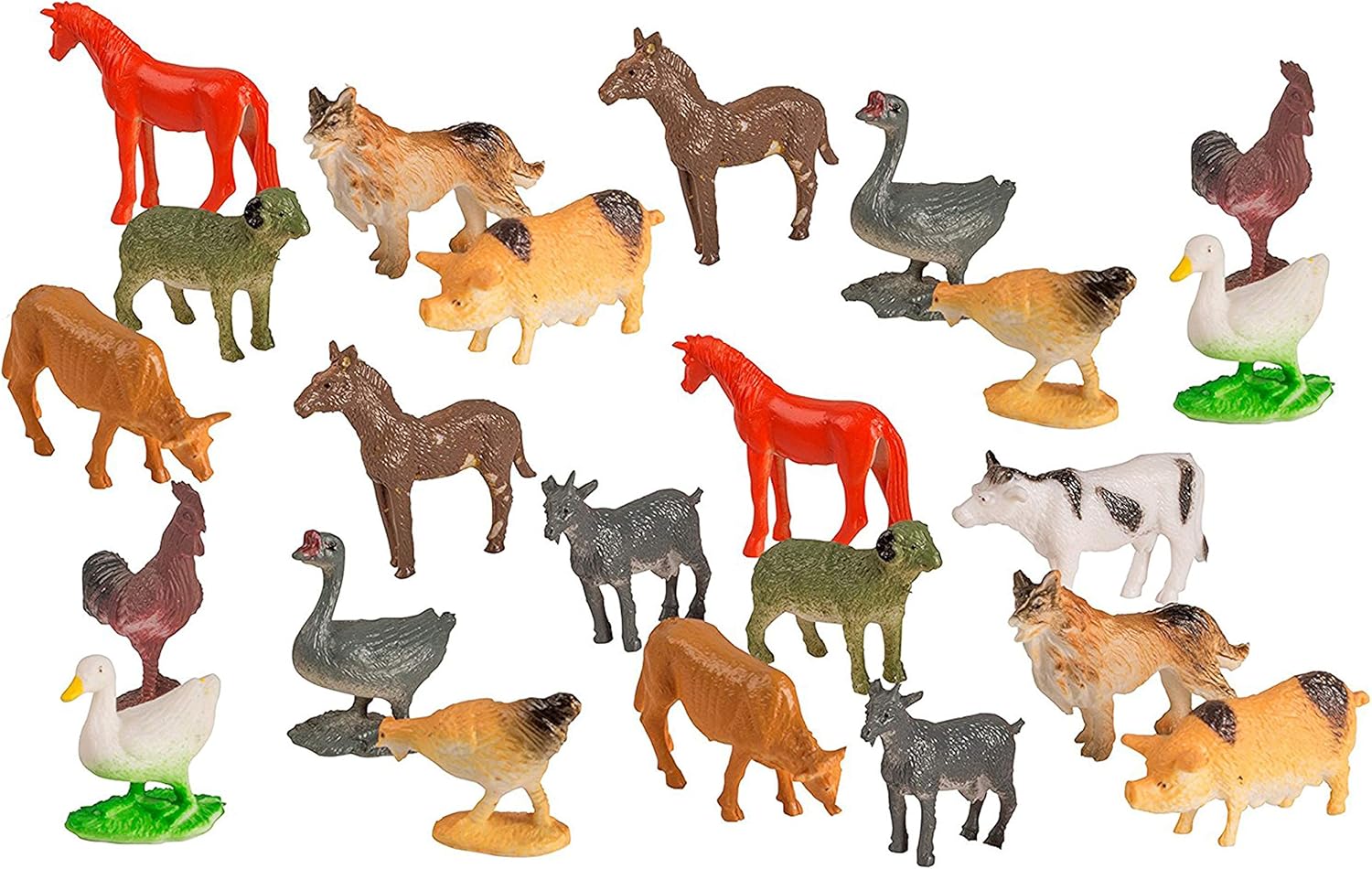 Big Mo's Toys Farm Animals Mini Farm Animal Figurines