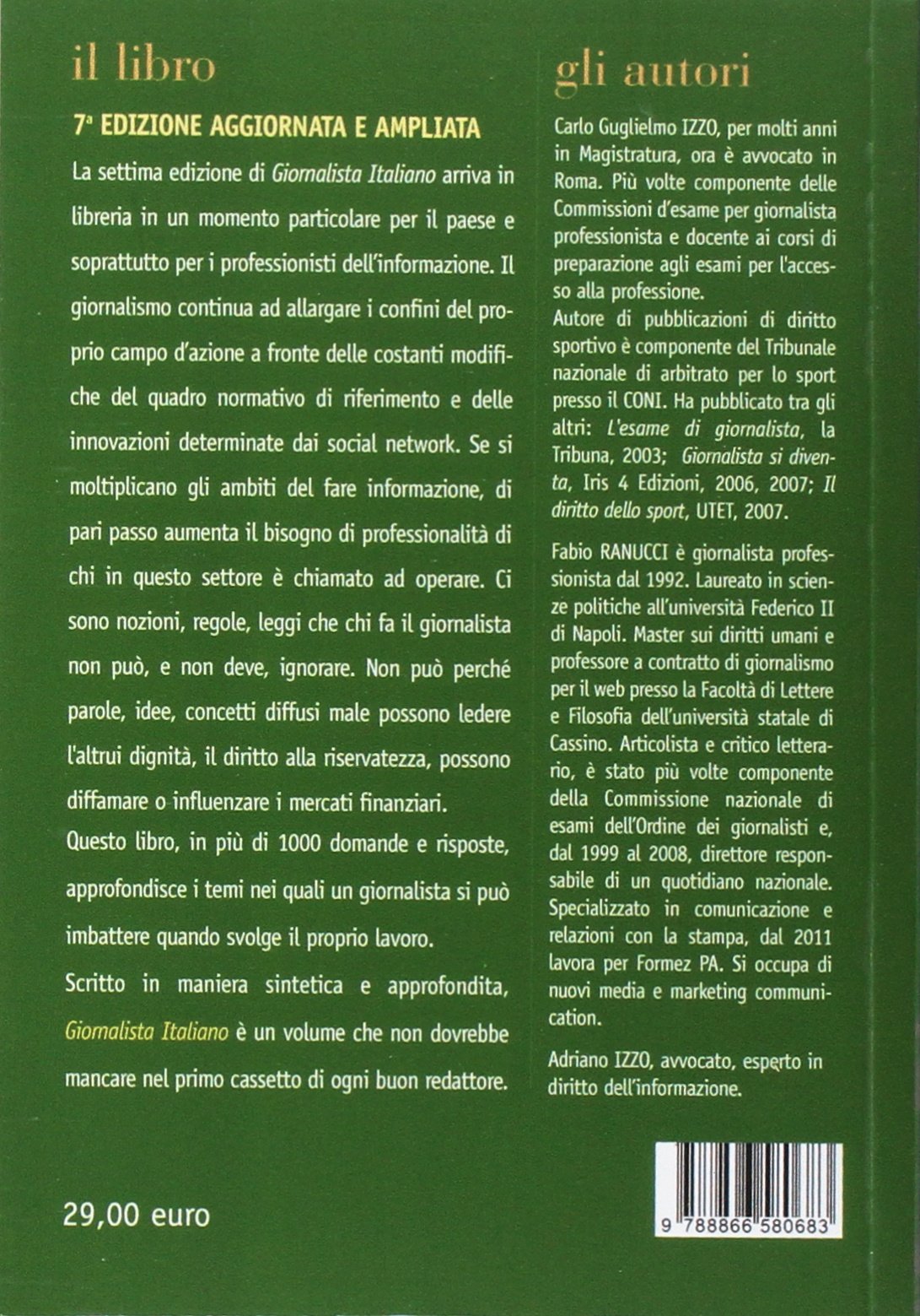 Giornalista italiano. L'esame da professionista in più di 1000 domande e risposte