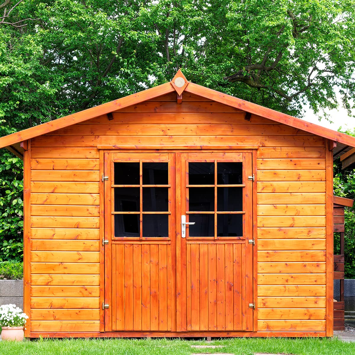 MyPaint Holzschutzlasur Außen 5 Liter – Farblos - Wetterfeste Holz Lasur für außen. Mit UV-Schutz. Ideal für Gartenmöbel & Zäune