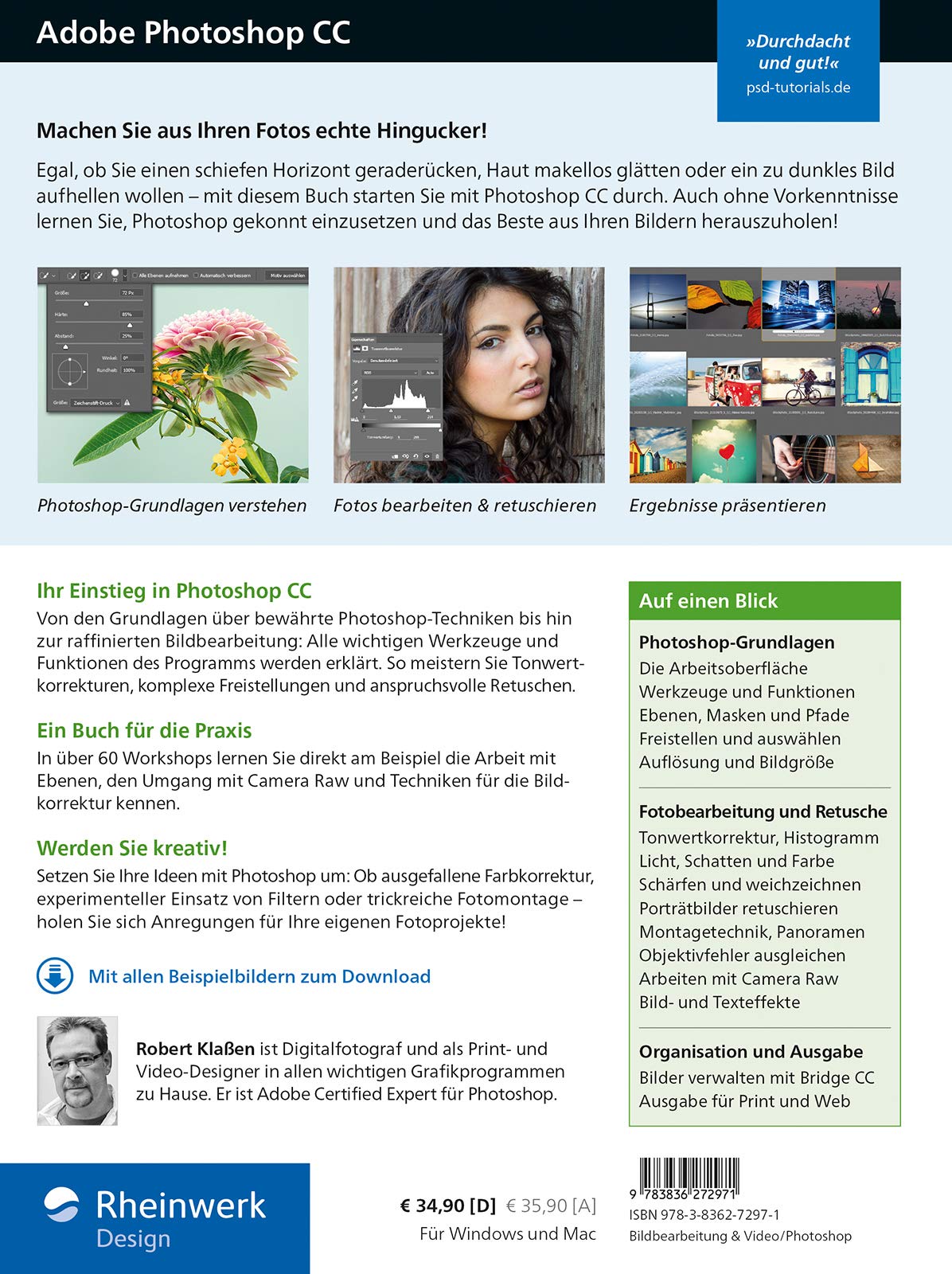 Adobe Photoshop CC: Know-how für Einsteiger in Grafik und Fotografie – Neuauflage 2019/2020