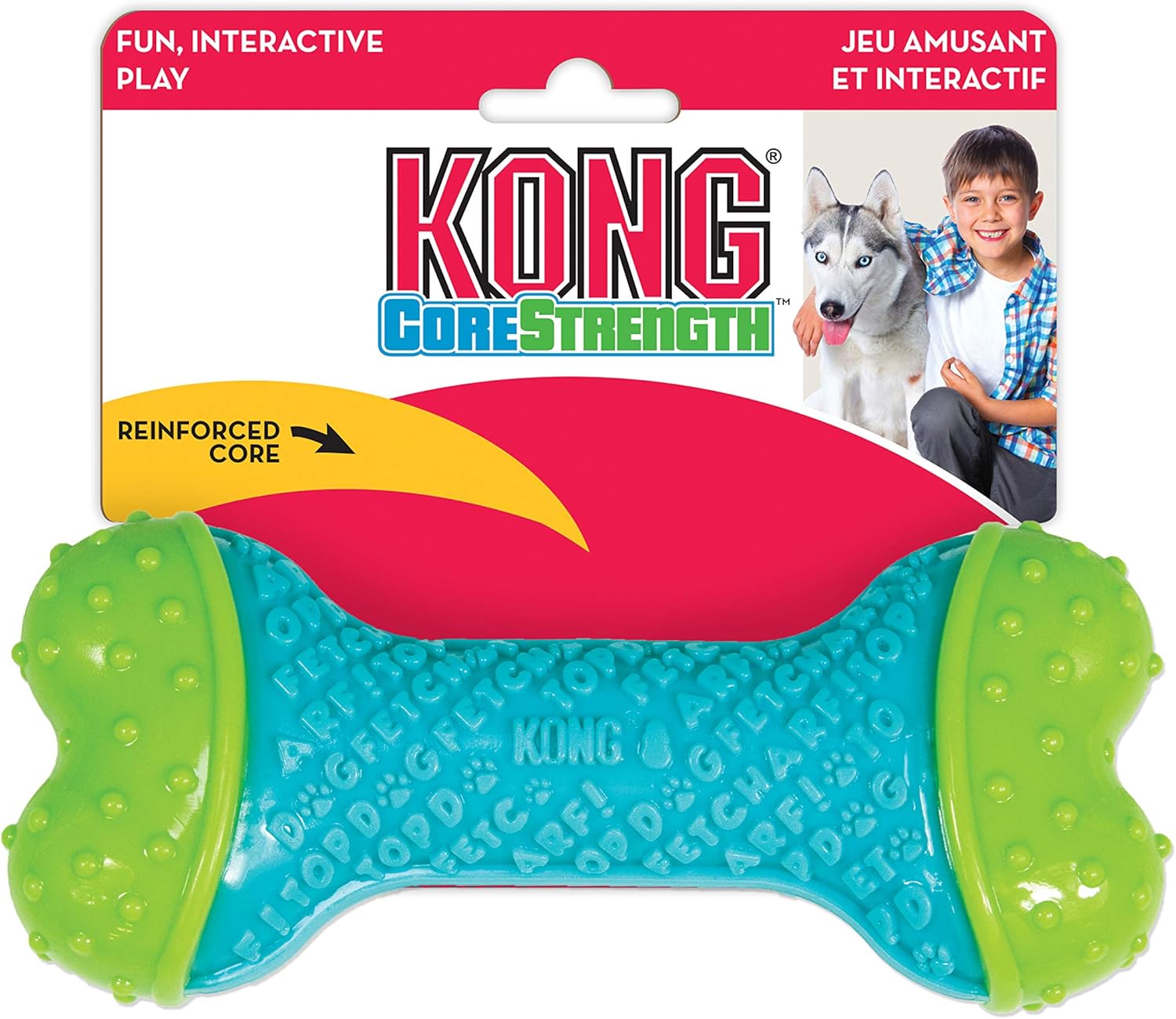 KONG - CoreStrength Bone - Long Lasting Dog Dental and Chew Toy - for Medium/Large Dogs : Pet Supplies