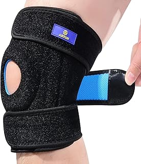 ABYON Knee Braces for Knee Pain Plus Size,Adjustable Maximum Knee Support for Men and Women with Side Stabilizers & Patella Gel Pad for Meniscus Tear, Arthritis, Joint Pain Relief and Fast Recovery