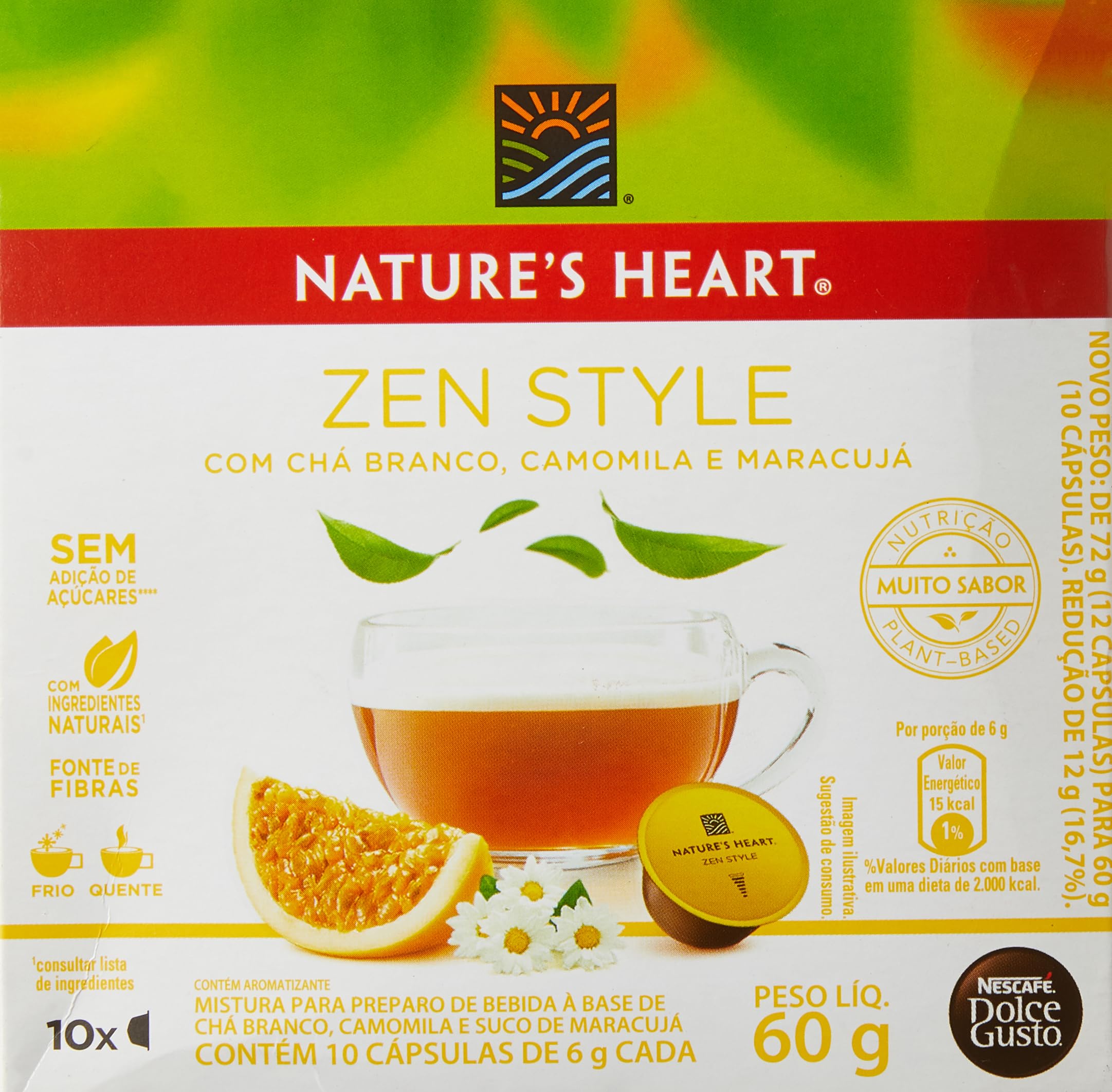 Nescafé Naturesheart Tea Zenstyle 10Caps 6X60G : Amazon.com.br