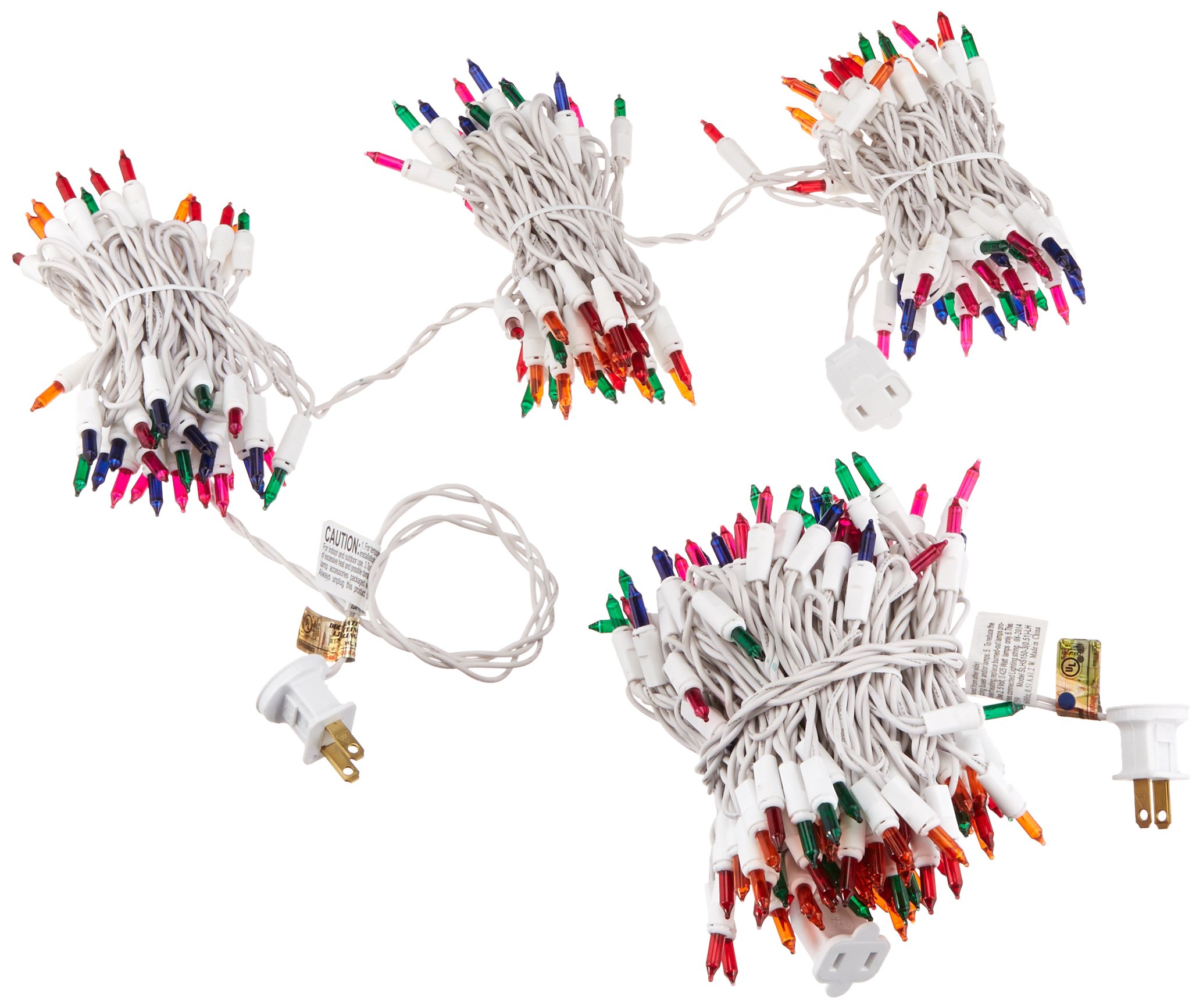 Holiday Wonderland 407426 Multi Color 300 Count Icicle Set Christmas Lights Icicles & Path-Cicles