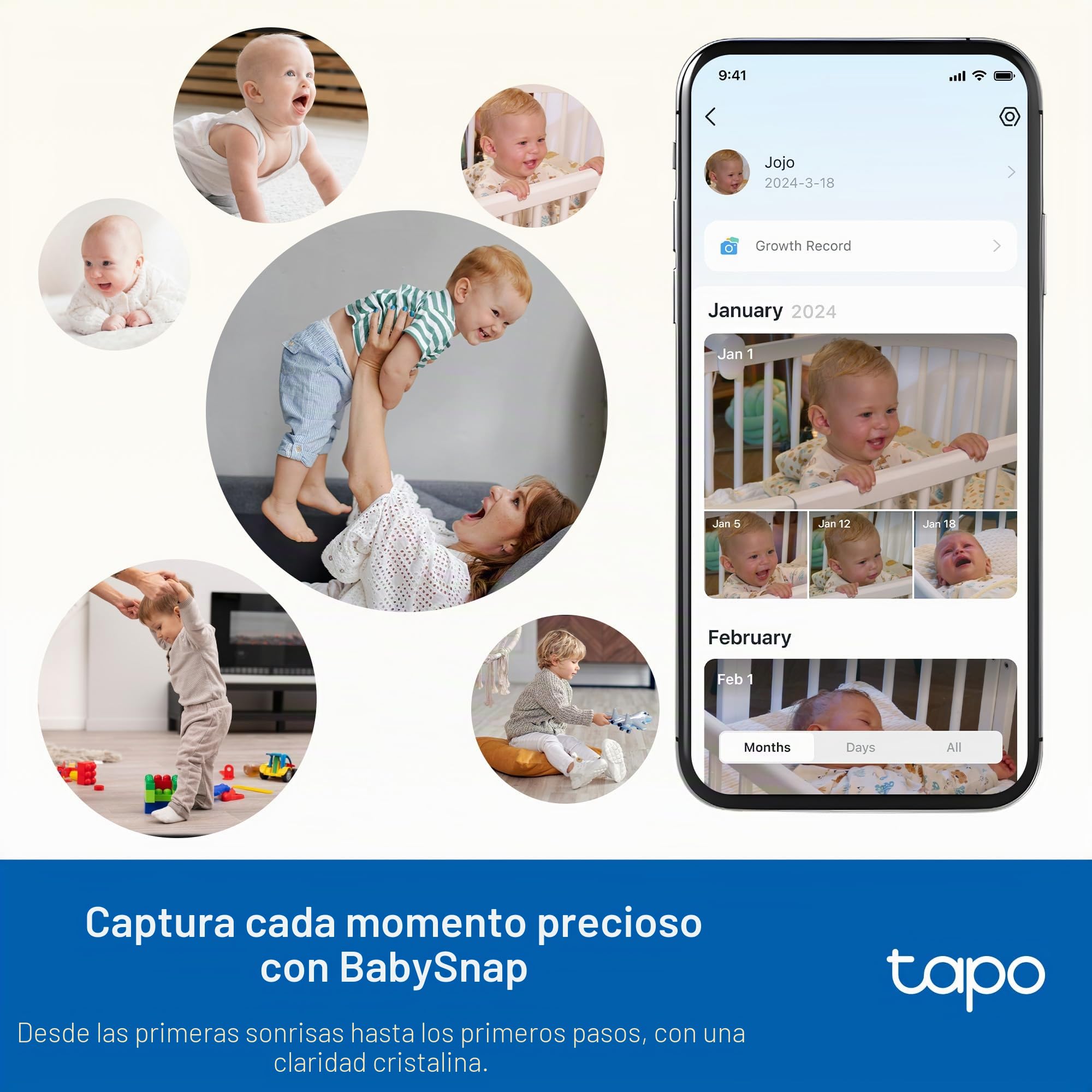 Tapo C840 - Cámara vigilancia WiFi Interior,Lentes Dobles 2K +1080p, bebés | Detección de Movimiento, Personas y Llanto de Bebé. Visión Nocturna. Almacenamiento Local o Nube. App Tapo.