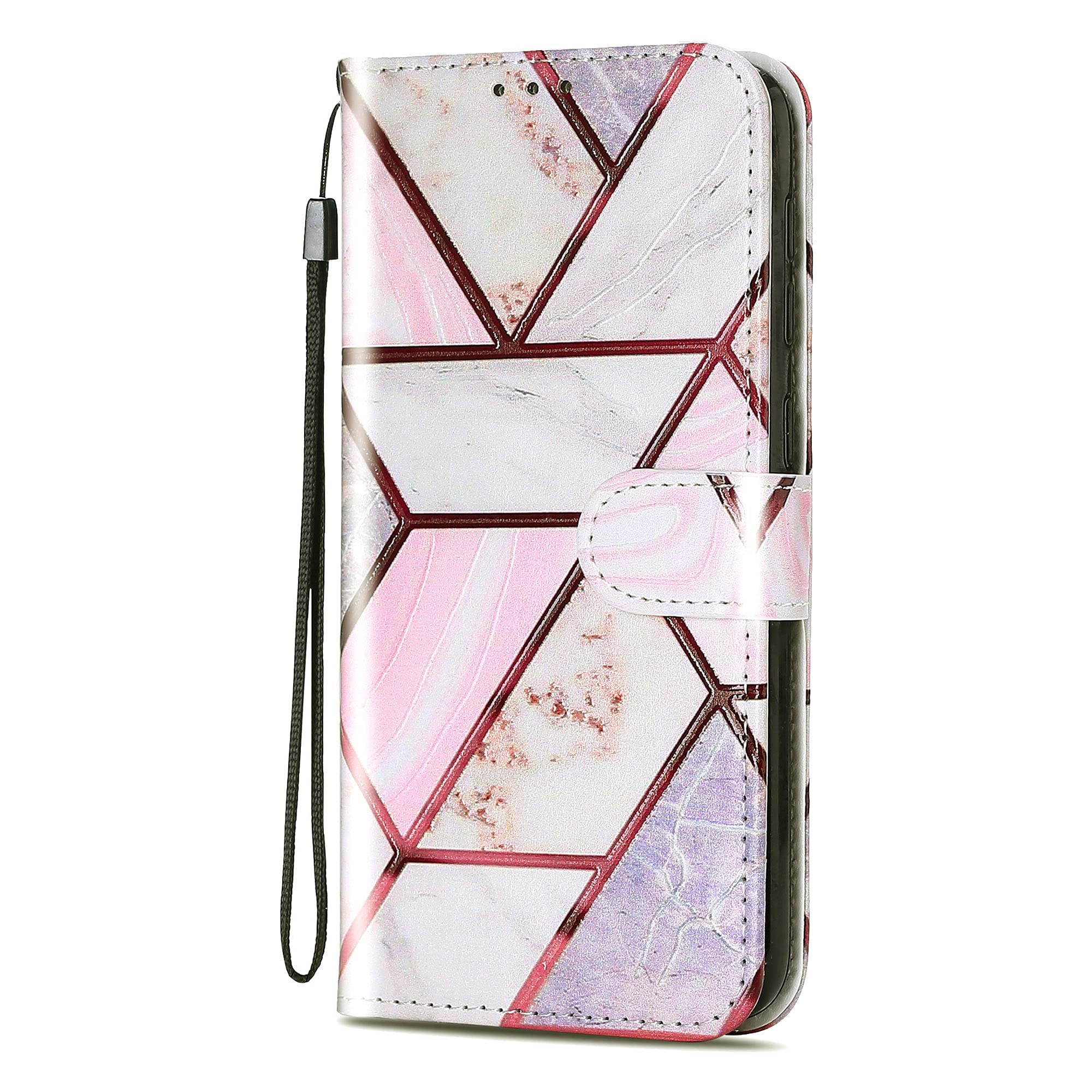Shorogyt For IPhone 11 Wallet Case With Card Holder, Designer Space Pattern