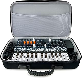 Analog Cases P18MNLAB PULSE Case for Arturia MiniLab/MicroFreak/MicroBrute or comparable midi controllers, black,45 x 30 x 10 cm; 602 Grams