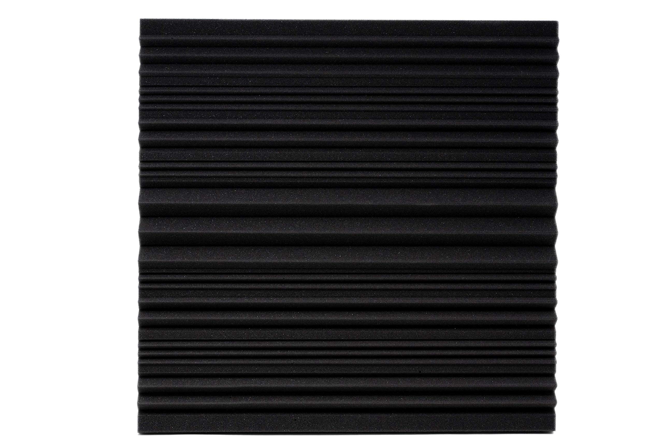 Keyhelm | Pannelli Fonoassorbenti ECG | 50x50x altezza 4cm D25 Grigio antracite | Pacco da 20 (5mq) | Correzione Acustica medio-alte frequenze | Studi di registrazione