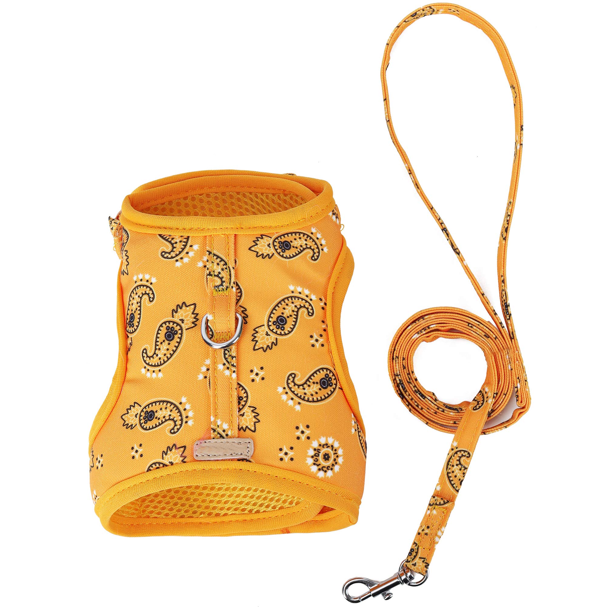 Harnais et Laisse pour Chat pour la Marche, Harnais de Marche réglable pour Chat, Ensemble de Laisse, Gilet d'extérieur Facile à contrôler Little Surprise