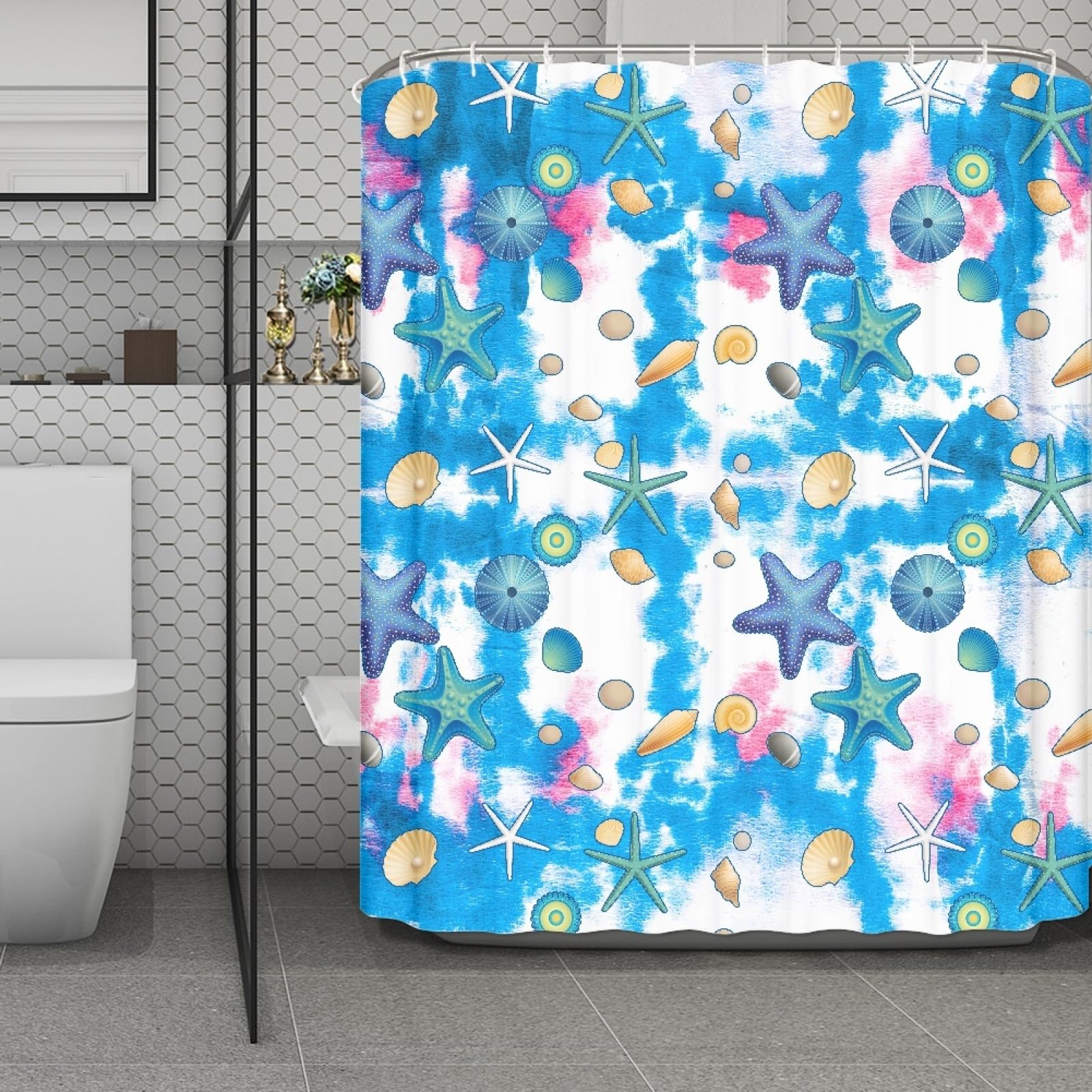 Rideau de douche imperméable fini les moisissures avec ce rideau baignoire 200x240