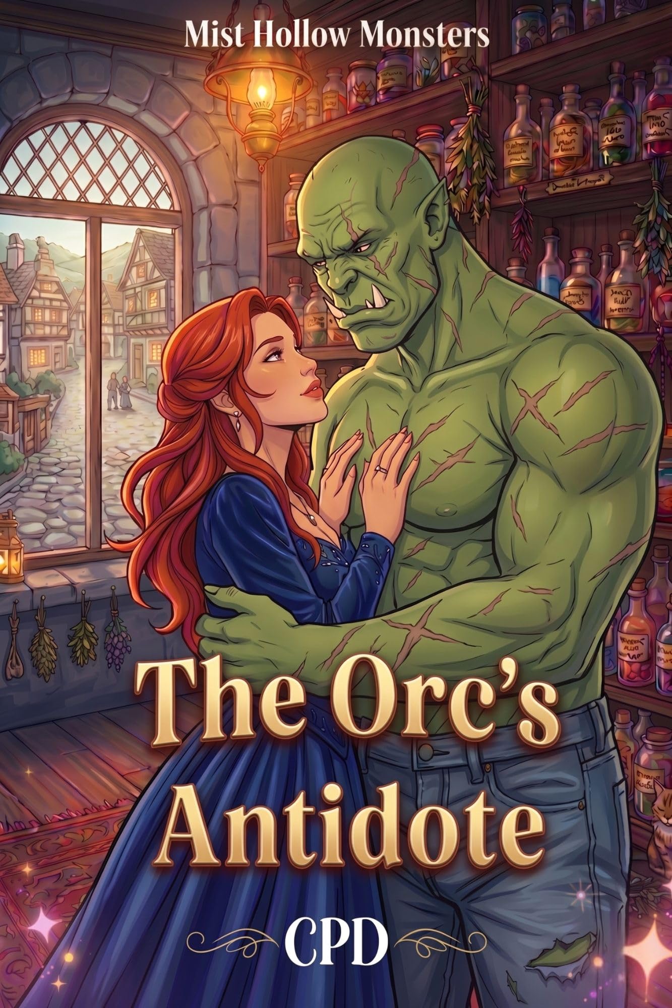 The Orc's Antidote: A High Heat Cozy Small Town Monster Romance with Grumpy/Sunshine Orc & Sunshine Sea-Witch Apothecary (Mist Hollow Monsters Book 5)