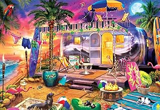 Buffalo Games - Beach Holiday - 2000 Piece Jigsaw Puzzle for Adults Challenging Puzzle Perfect for Game Nights - 2000 Piece Finished Size is 38.50 x 26.50
