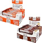 Taste of Nature Organic Barre de snack aux arachides au chocolat - Vegan, sans gluten, haute fibre, 2g Sucre (16-Count Boîte à snack)