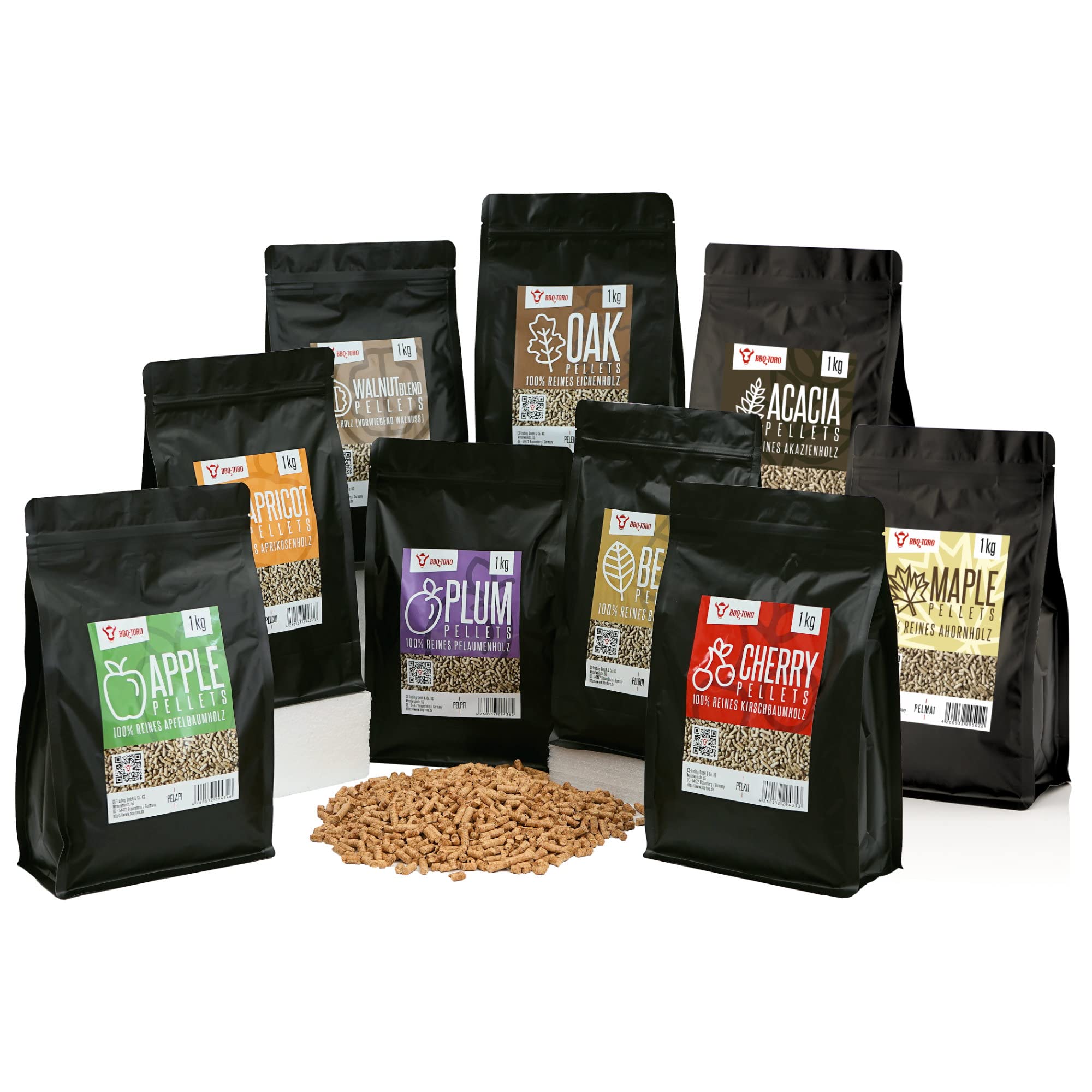 BBQ-Toro Acacia Pellets Composer de 100% Bois d'acacia | Pellets d