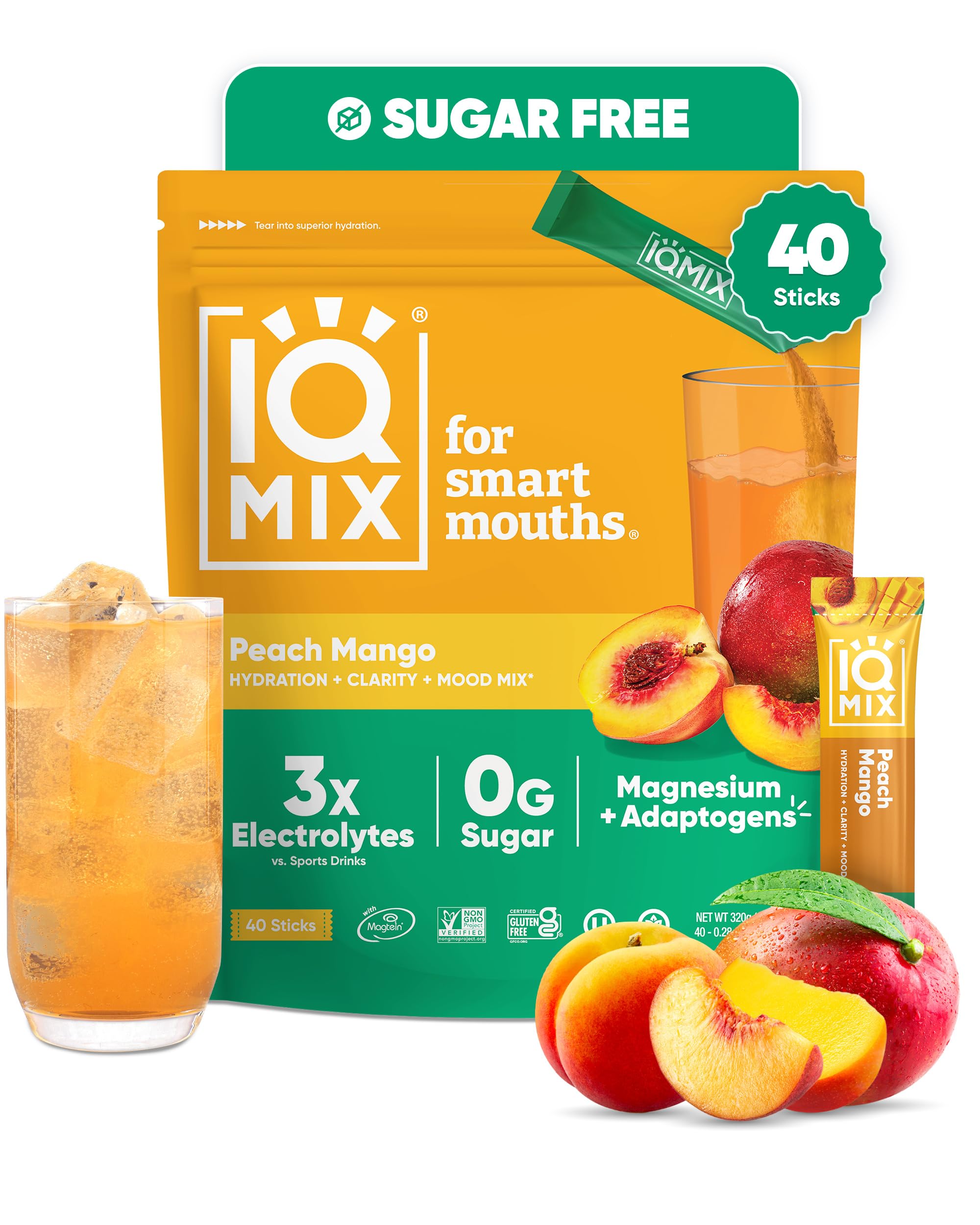 IQMIX Sugar Free Electrolytes Powder Packets, Blood Orange 20ct — Amazon image 20