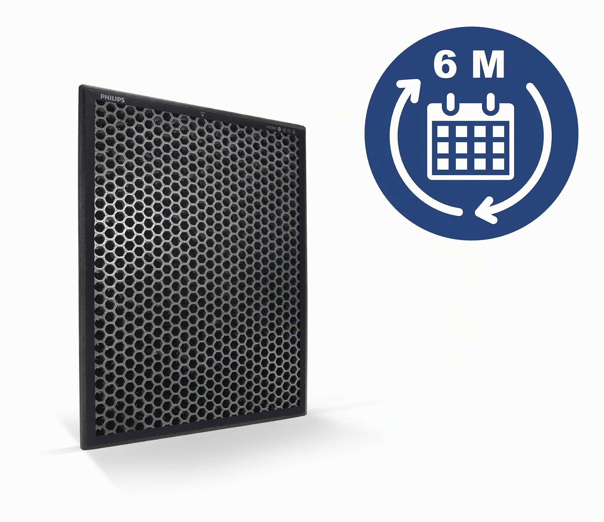 Philips Qualità Aria FY1410/30 Filtro NanoProtect HEPA, Compatibile con Purificatore d'Aria Philips AC1215 & CA FY1413/30 Filtro Purificatore Aria Carboni Attivi per Ac1215/10
