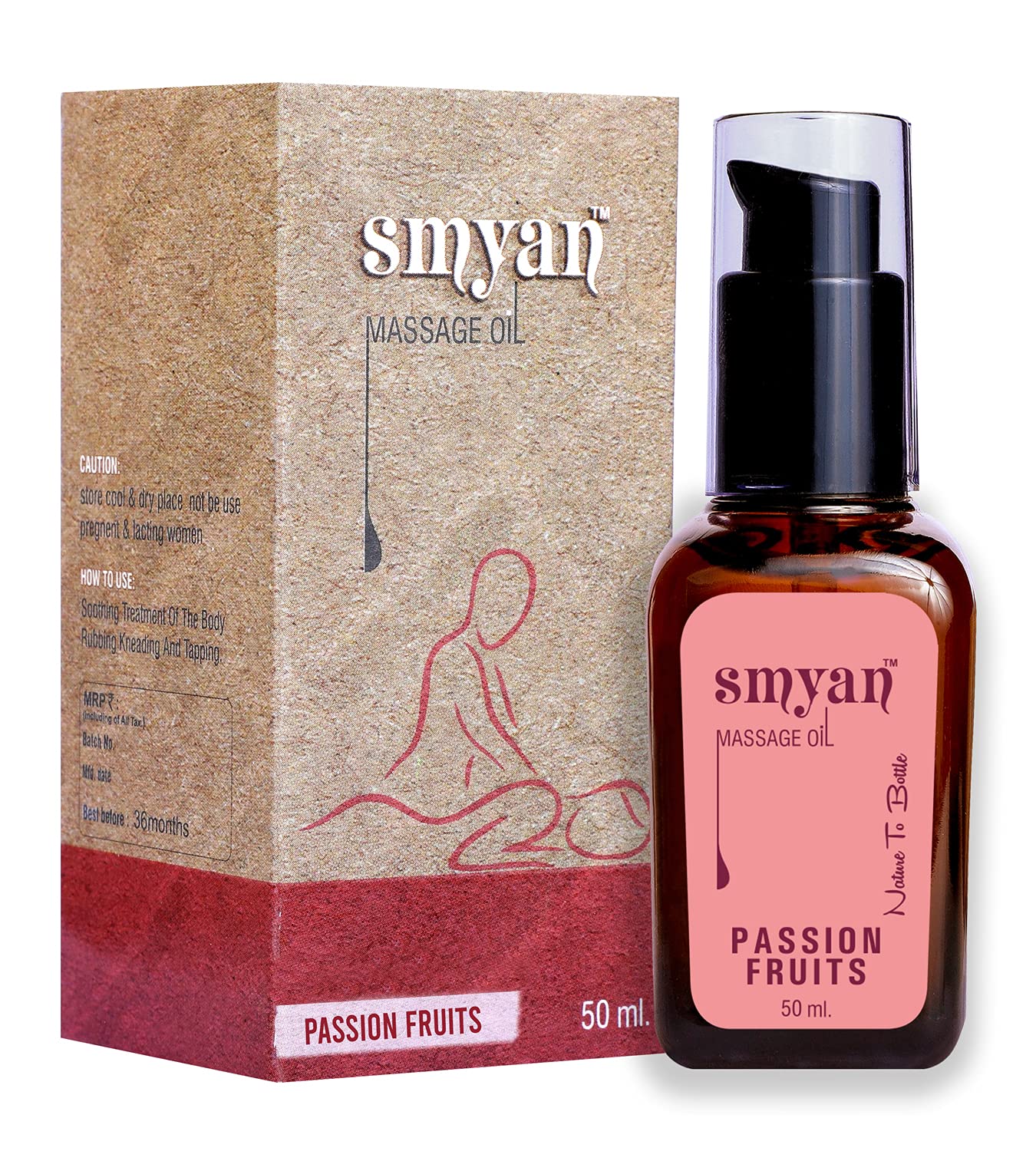 Smyan Body Massage Oil (Passion Fruit, 50 ml (Pack of 1))