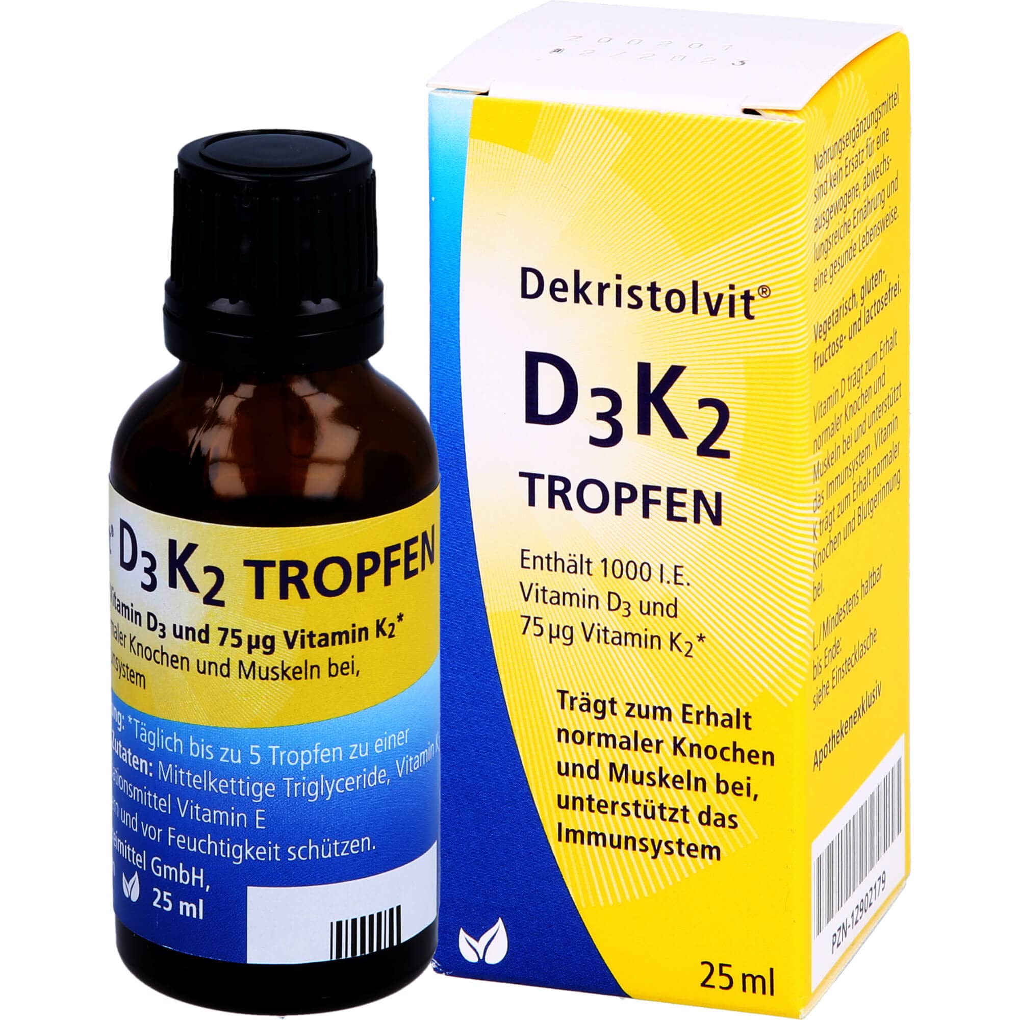 D3K2 Tropfen, 25ml - Power für das Immunsystem