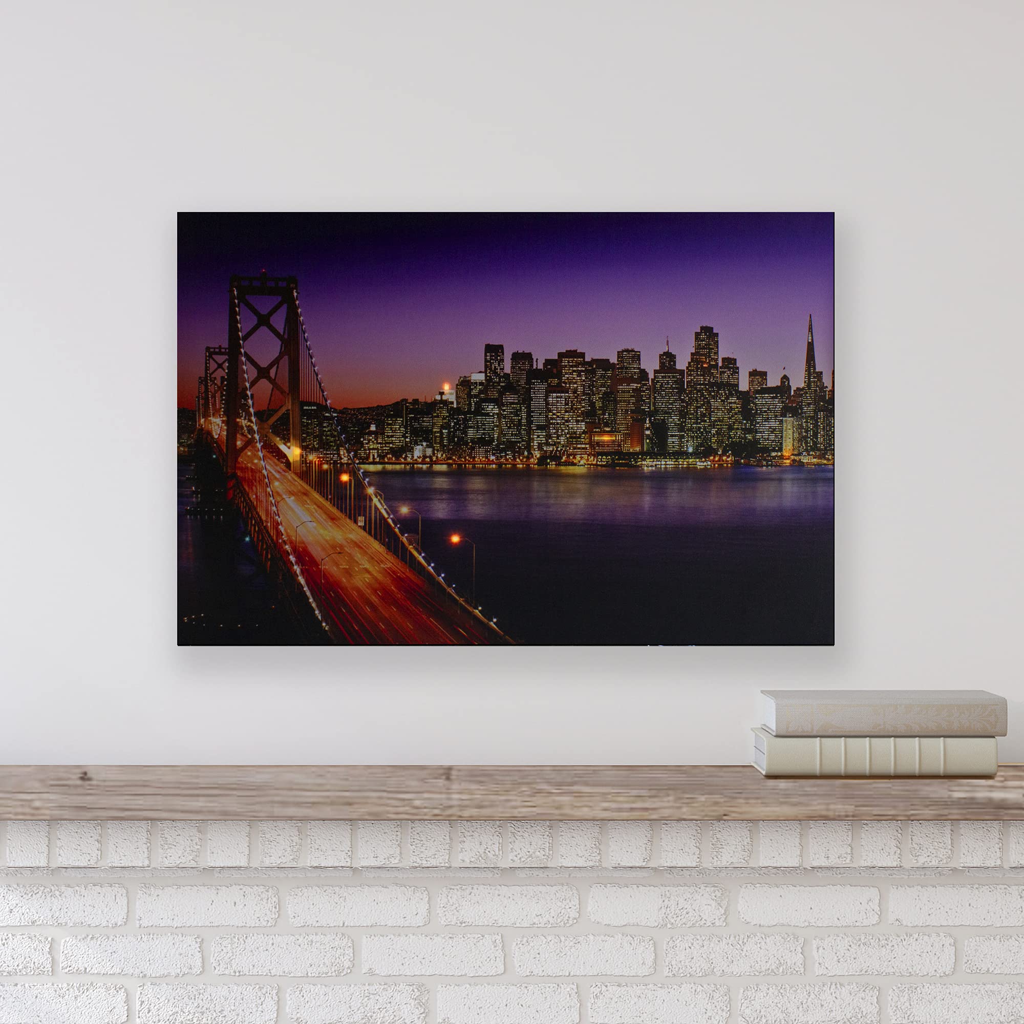 Amazon.com: Northlight LED Lighted Famous San Francisco Oakland