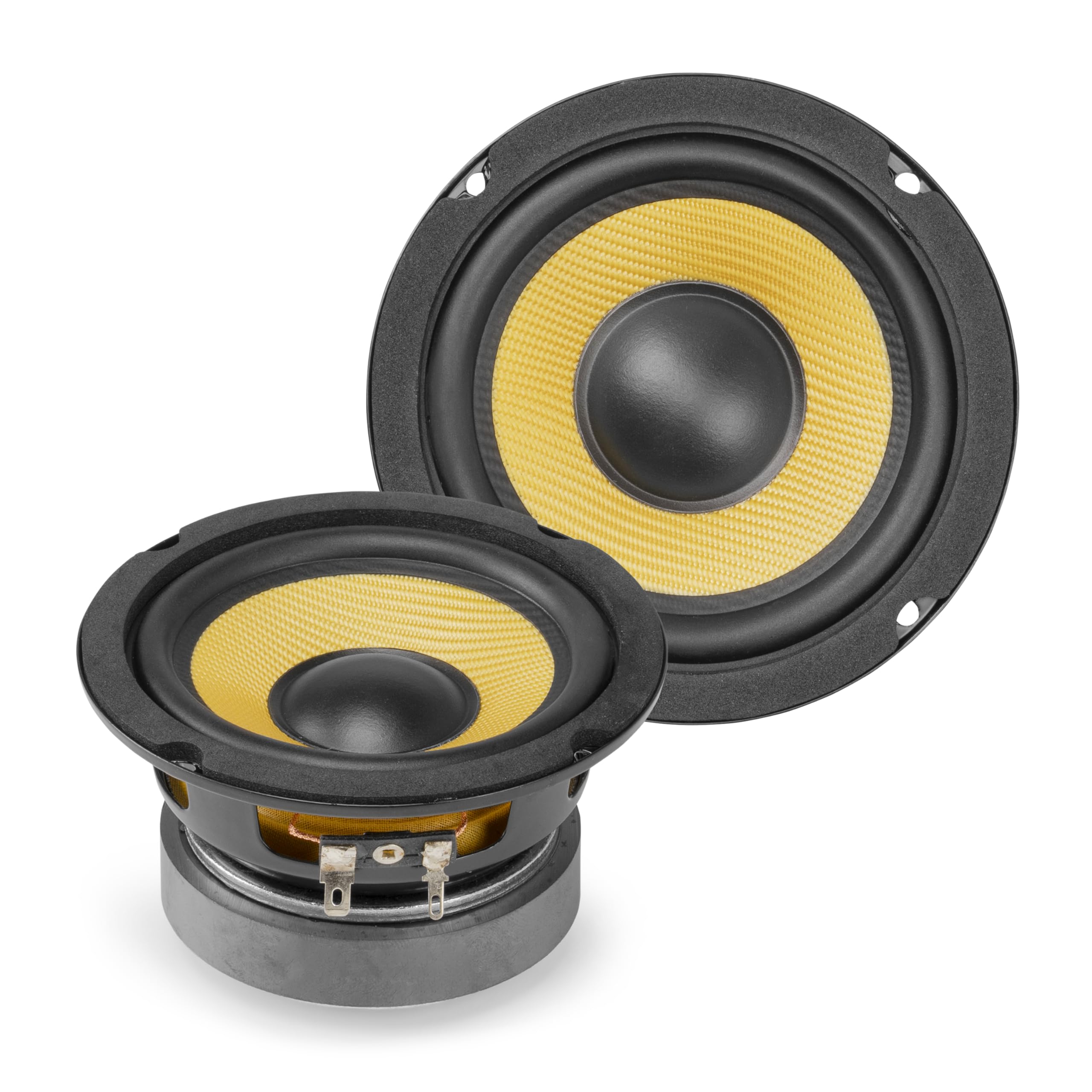 VONYX WK10 Boomer pour Enceinte, 4 Pouces, 8 Ohms, Puissance 150 Watts, Membrane Renforcée en Kevlar, Idéal pour Remplacer Un Haut-Parleur ou Concevoir Votre Propre Enceinte Acoustique