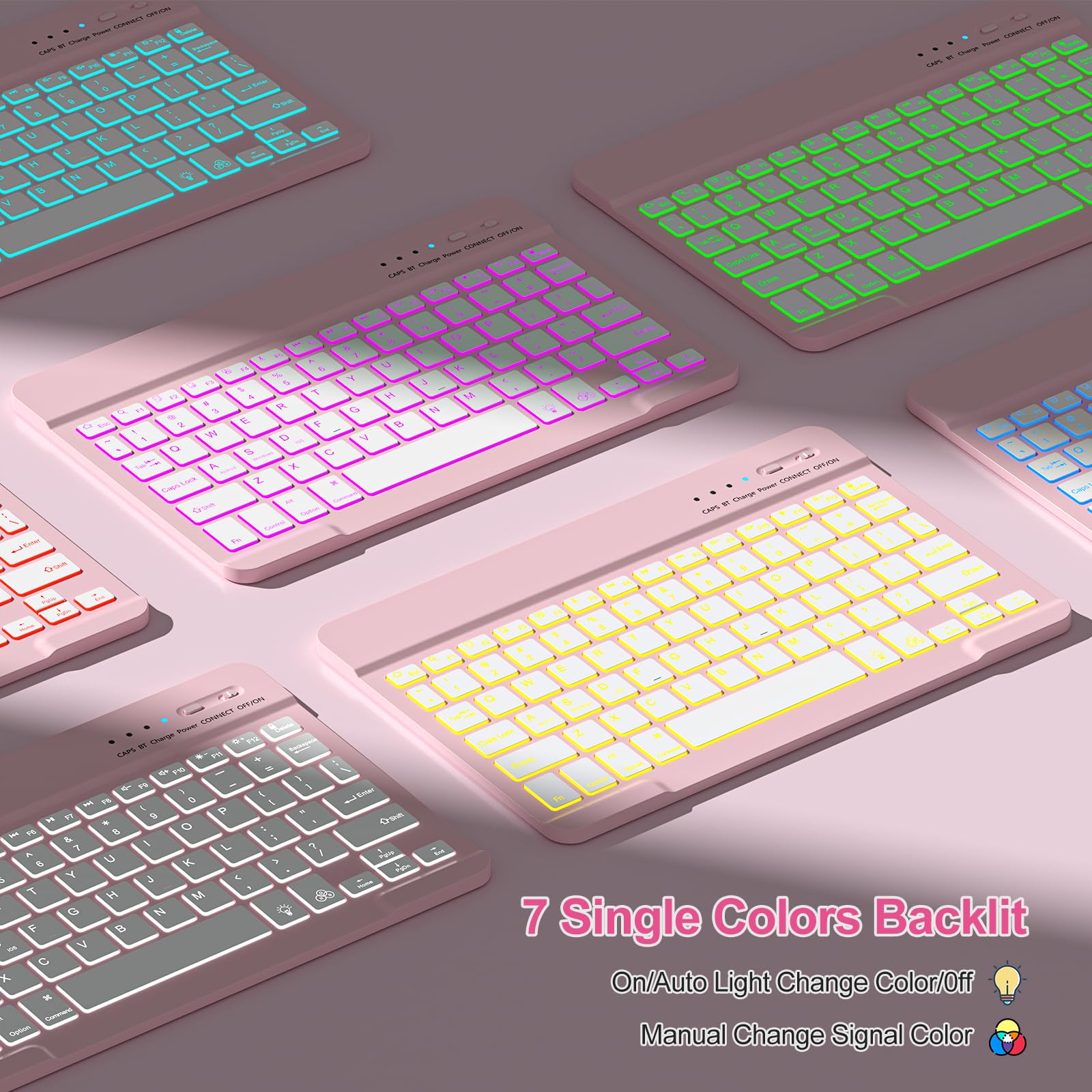 AMZCaSE Teclado Para IPad 9/8/7 Generacion 10,2 Pulgadas Con Soporte