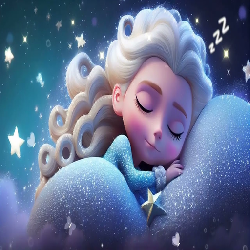 Sleeping Elsa Winter Nights Lullabies – Music Box Lullabies & Snowy Sleep Screensaver