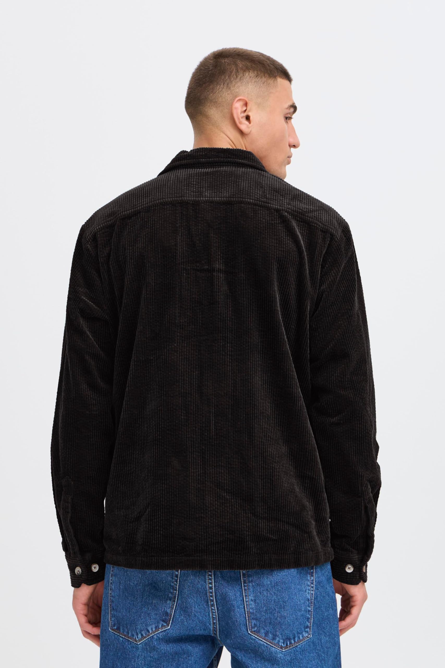 !Solid SDINGVI - Camicia da uomo a maniche lunghe, per il tempo libero, 100% cotone, con bottoni, vestibilità regolare