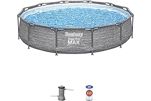 Bestway Steel Pro Max 12' x 30'' Round Above Ground Swimming Pool Set