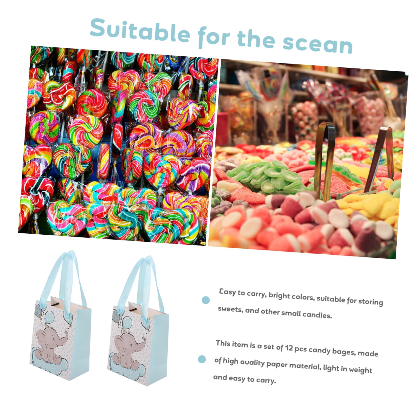 LALAFINA 24 Pcs Sacchetto Di Immagazzinaggio Della Sacchetti Regalo Di Caramelle Contenitore Di Snack Sacchetto Del Regalo Della Ragazza Sacchetti Di Imballaggio Del Regalo