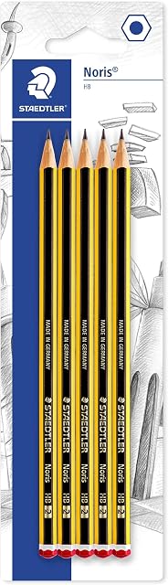 STAEDTLER 120-2 BK5D Noris HB Pencils, 5 Count (Pack of 1)