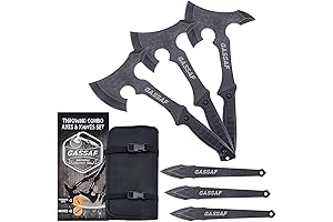 GasSaf Throwing Axe and Knife Set: Precision, Power, and Versatility