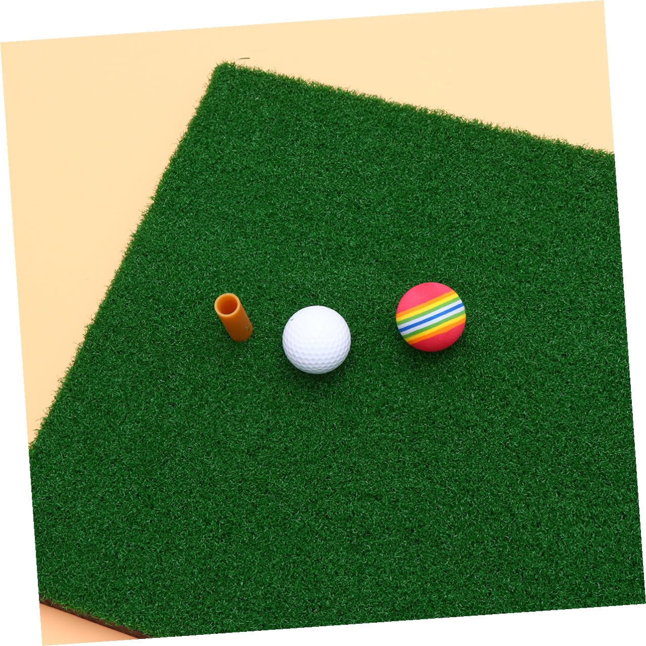 Tapete de Práctica de Golf Verde PP para Putting y Entrenamiento