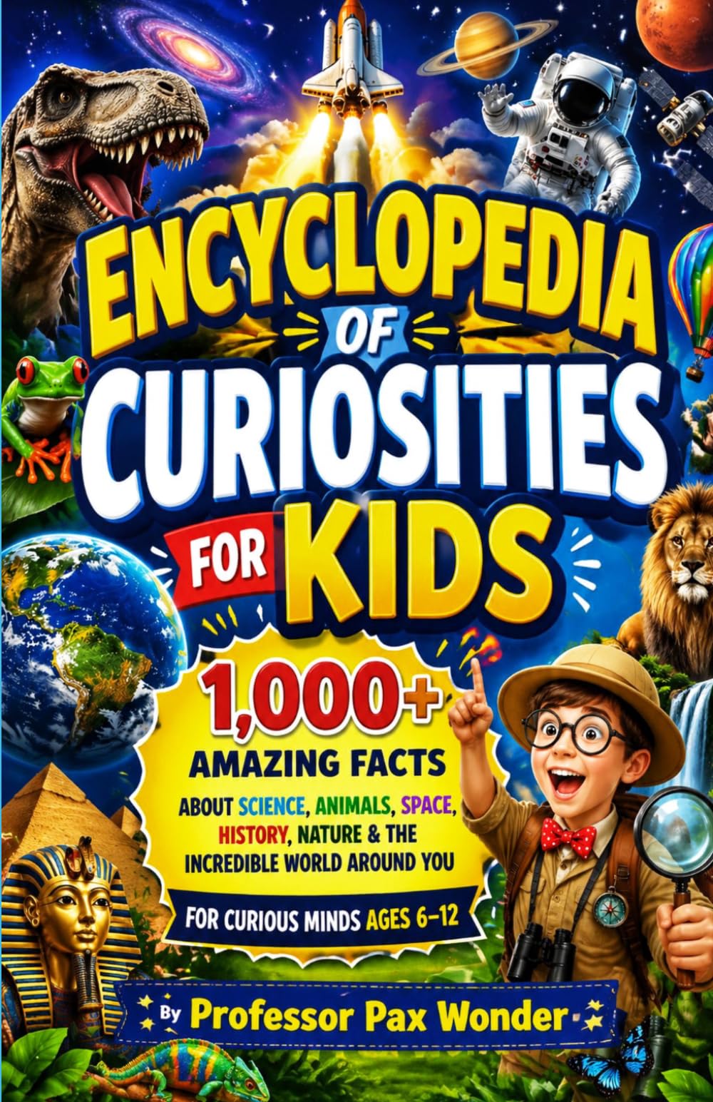 Encyclopedia Of Curiosities For kids: 1,000+ Amazing Facts About Science, Animals, Space, History, Nature & the Incredible World Around You (Professor ... questions and answers, and adventures)