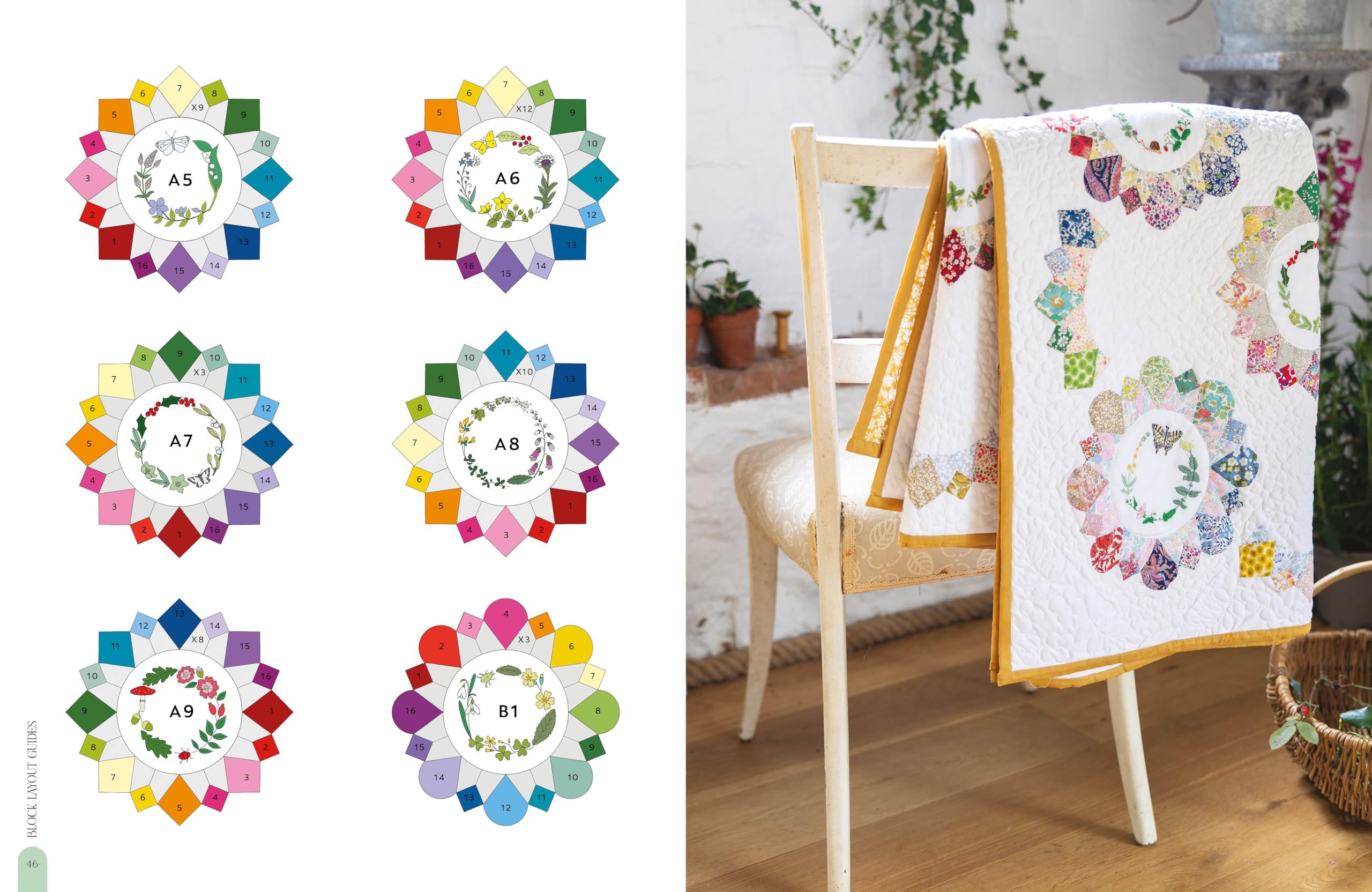Alice's Country Diary Quilt: A Quilting Journey Through the Seasons With Epp, Applique and Hand Embroidery