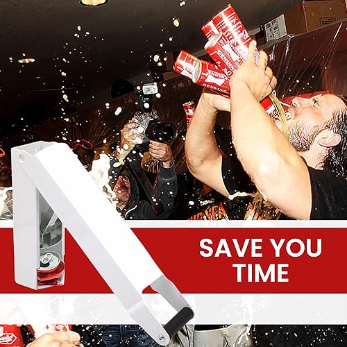 Miniatura 8 de Trituradoras de latas blancas para reciclaje – Trituradora de latas de pared resistente de aluminio para reciclaje compactador de botellas para