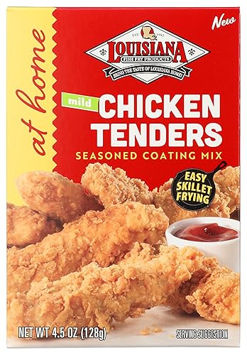 Louisiana Fish Fry At Home Mild Chicken Tenders Seasoned Coating