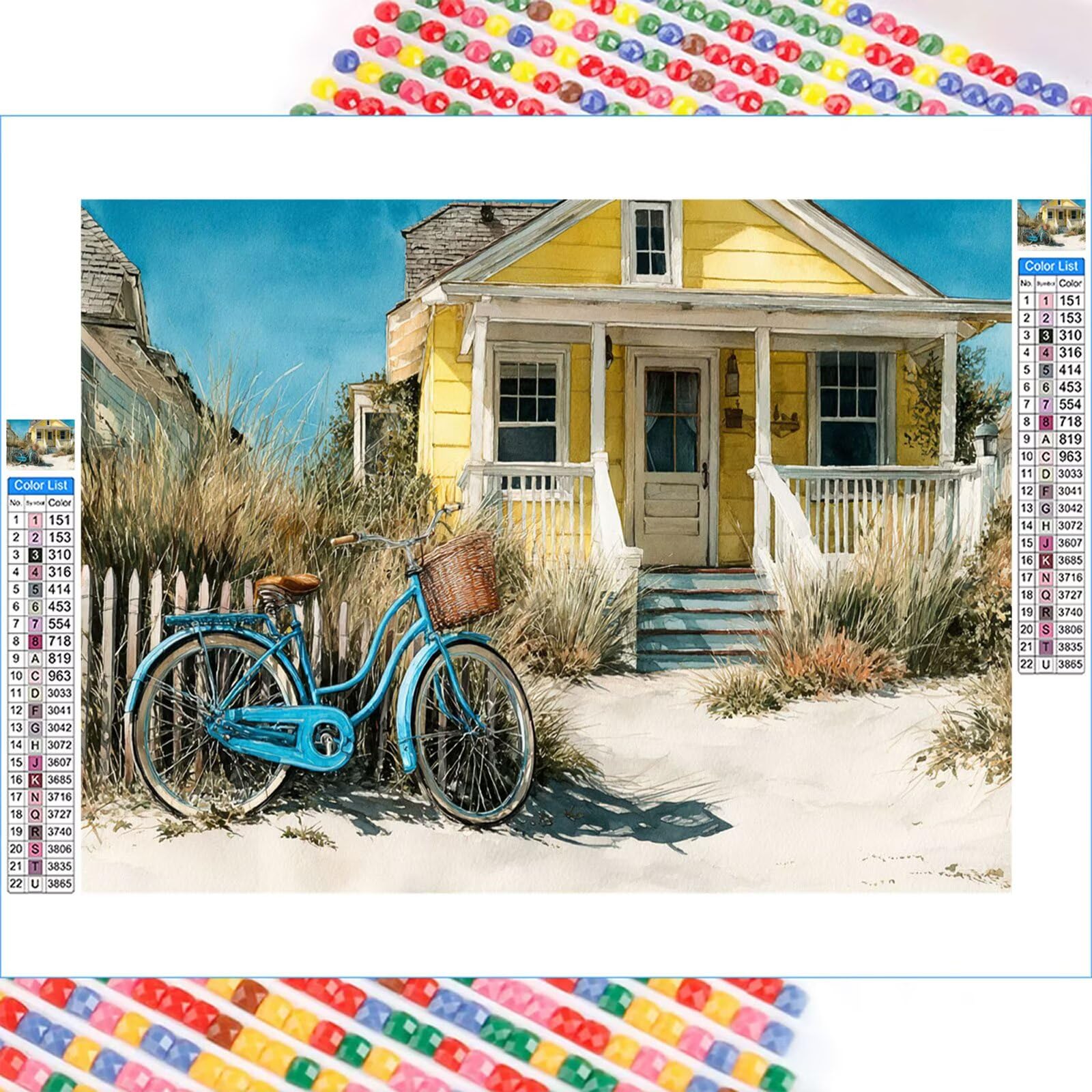 Kit Peinture Diamant 60x90cm Anti-Stress pour Chasser l'Anxiété par les Loisirs Créatifs - 8