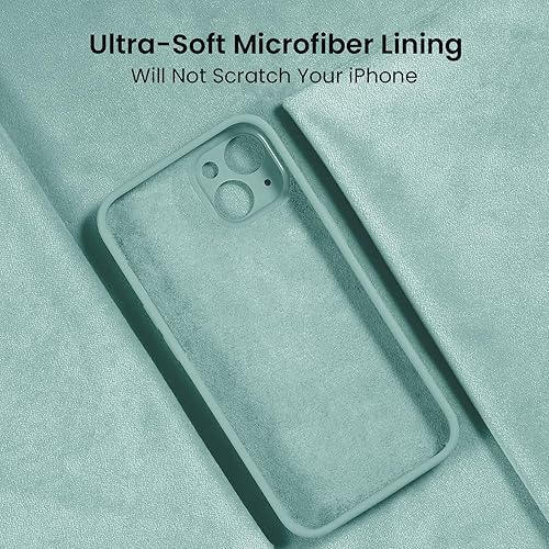 Miniatura 148 de FireNova Funda para iPhone 14 Pro, funda de silicona mejorada [protección de cámara] con [2 protectores de pantalla], forro interior de microfibra