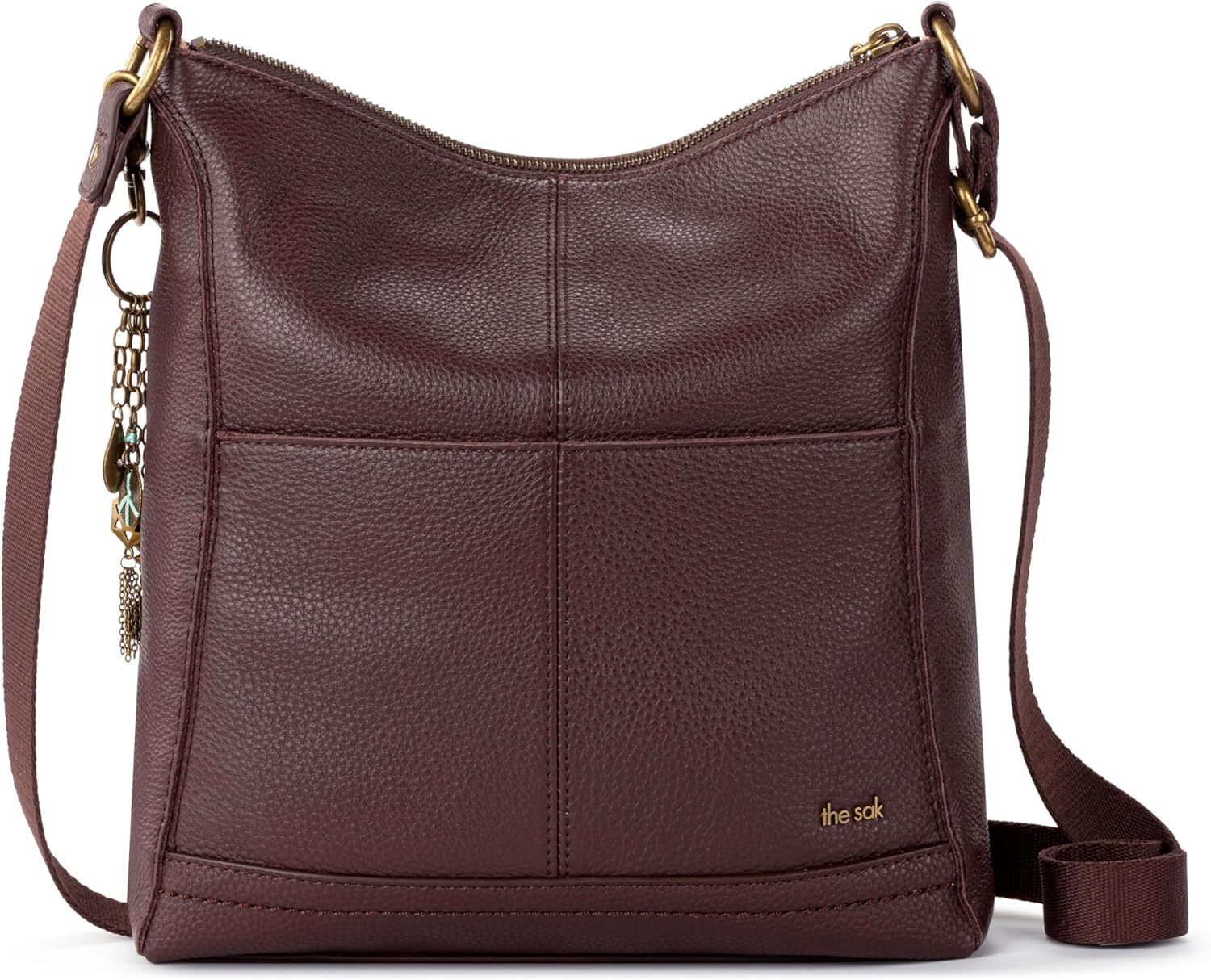 The Sak Lucia Crossbody Bag in Leather, Convertible Purse with Adjustable Strap - Image 5