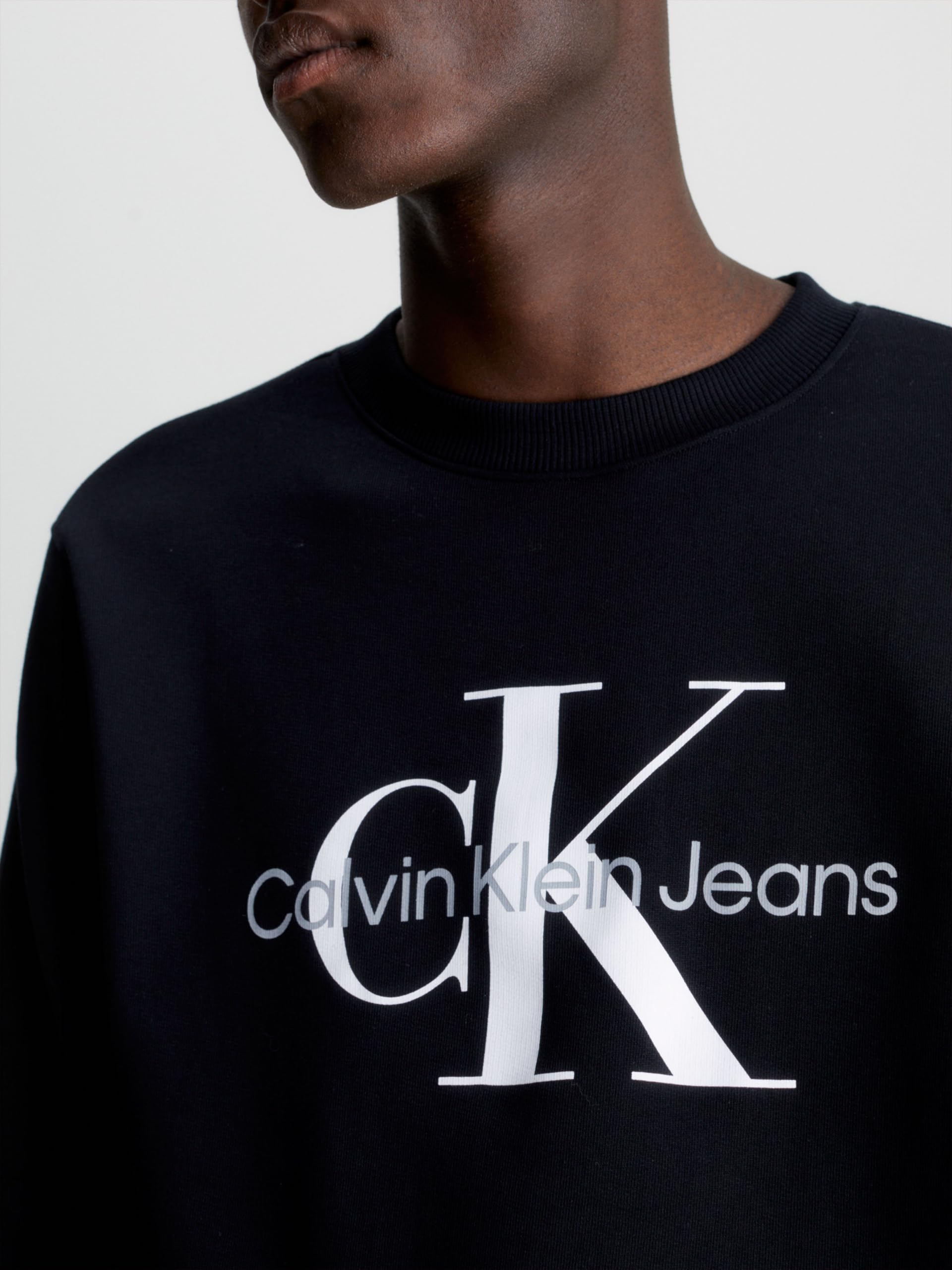 Calvin Klein Sweat-Shirt Homme Core Monologo sans Capuche