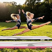 Vista 7 de VOFiTNY Colchoneta de gimnasia multiusos de 6.6/10/13/16/20 pies, resistente e inflable, para el hogar y el gimnasio