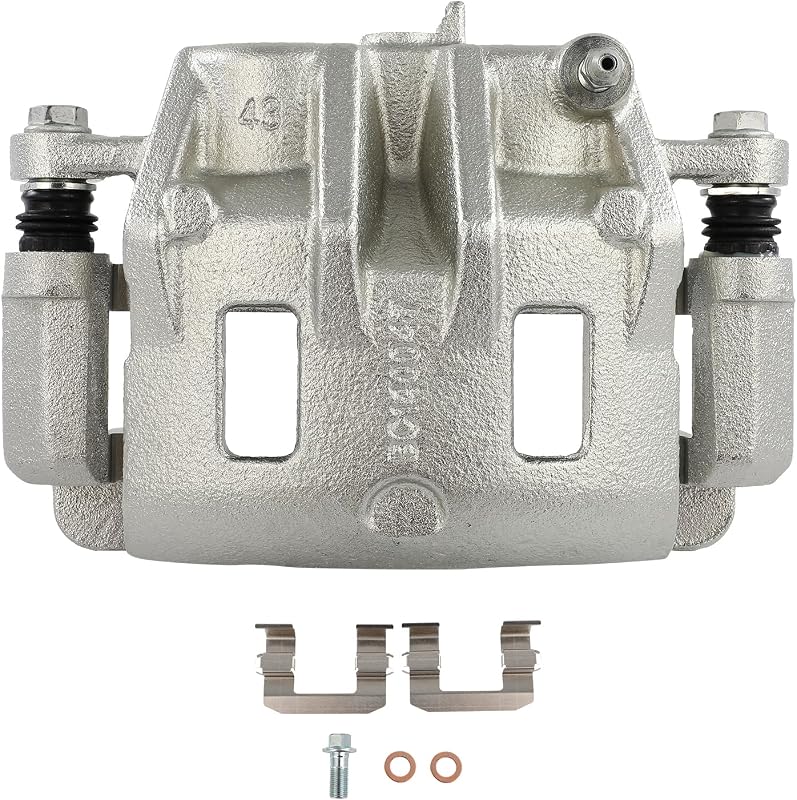Pinça de freio dianteira esquerda SCITOO com suporte para Hyundai Santa Fe, XG300 e XG350 – Conjunto