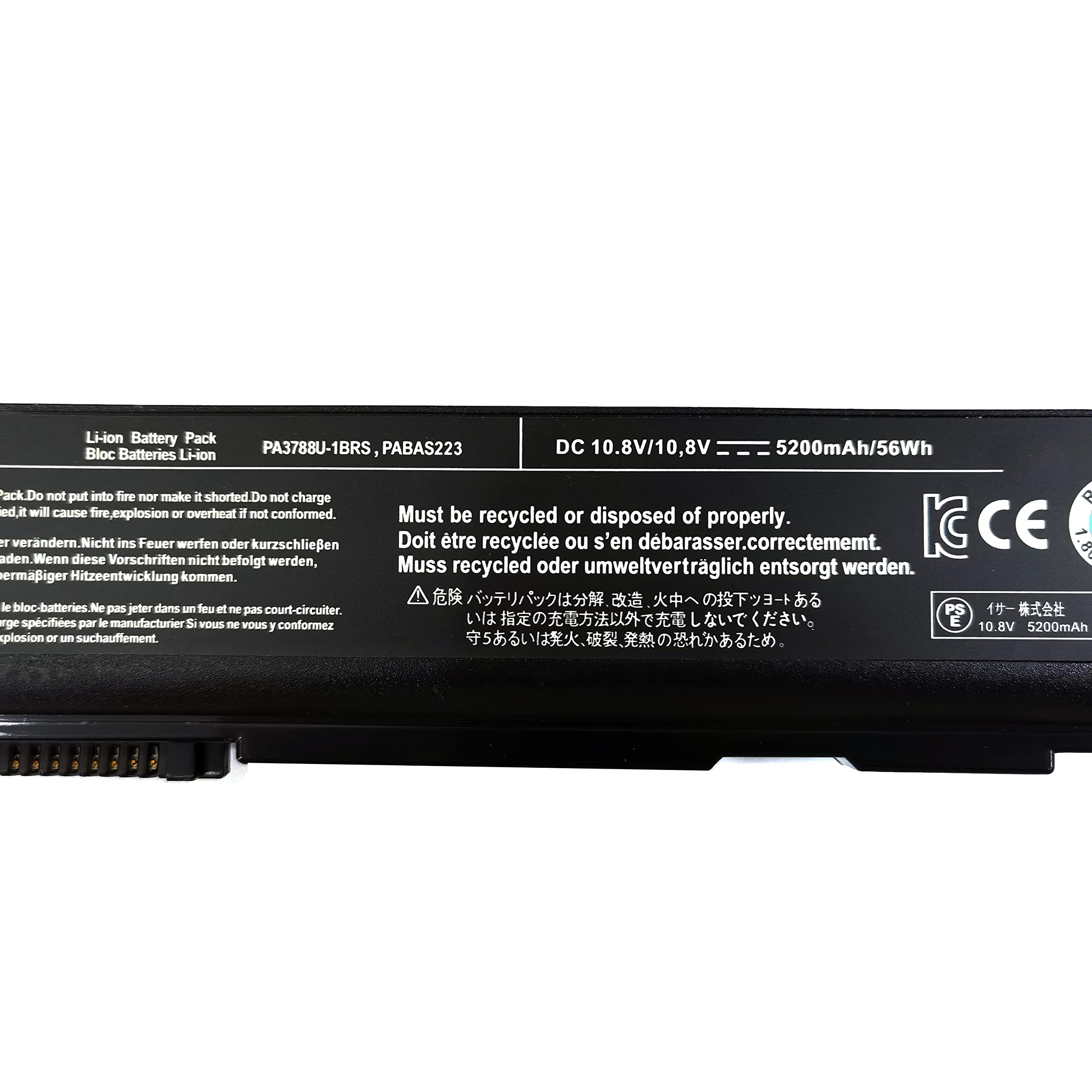 Buy 7xinbox 10 8v 55wh Pa37u 1brs Pa3786u 1brs Replacement Battery For Toshiba Pa3787u 1brs Pabas221 Pabas222 Pabas223 Toshiba Satellite Pro S500 Tecra M11 S3430 M11 S3450 A11 M11 S11 Series Online At Desertcart India