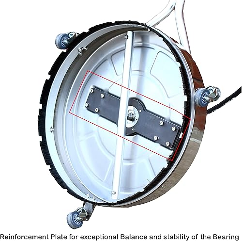 Miniatura 3 de Canpump Limpiador de superficies de acero inoxidable, 4000 psi, 21 pulgadas para lavadora a presión eléctrica